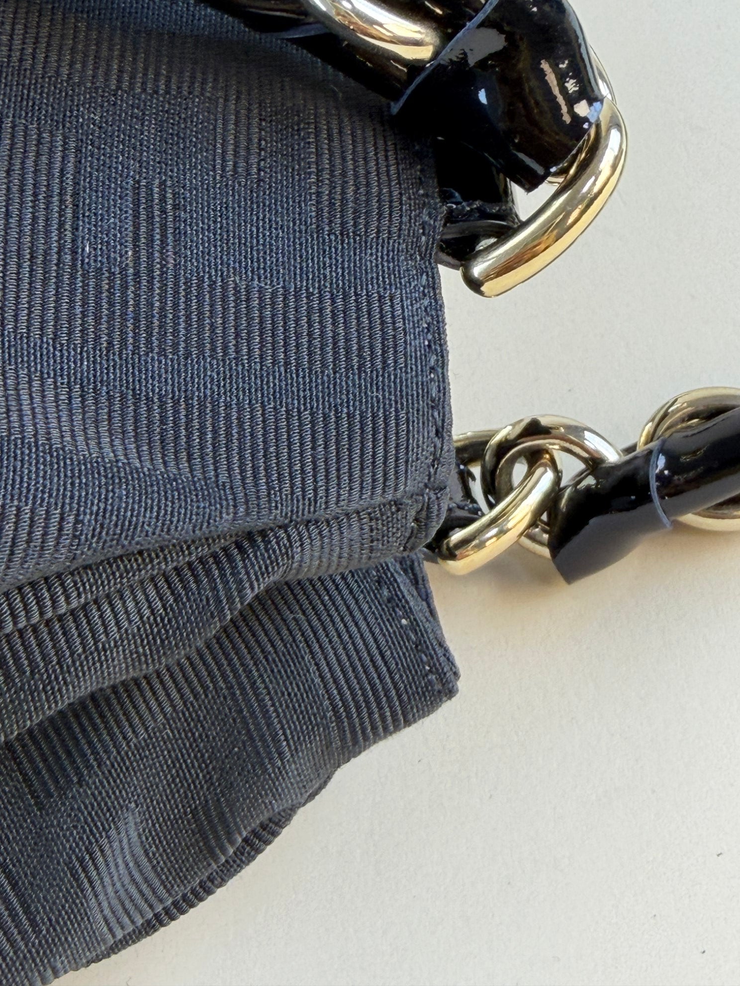 Fendi Black Print Small Mia Tote Bag