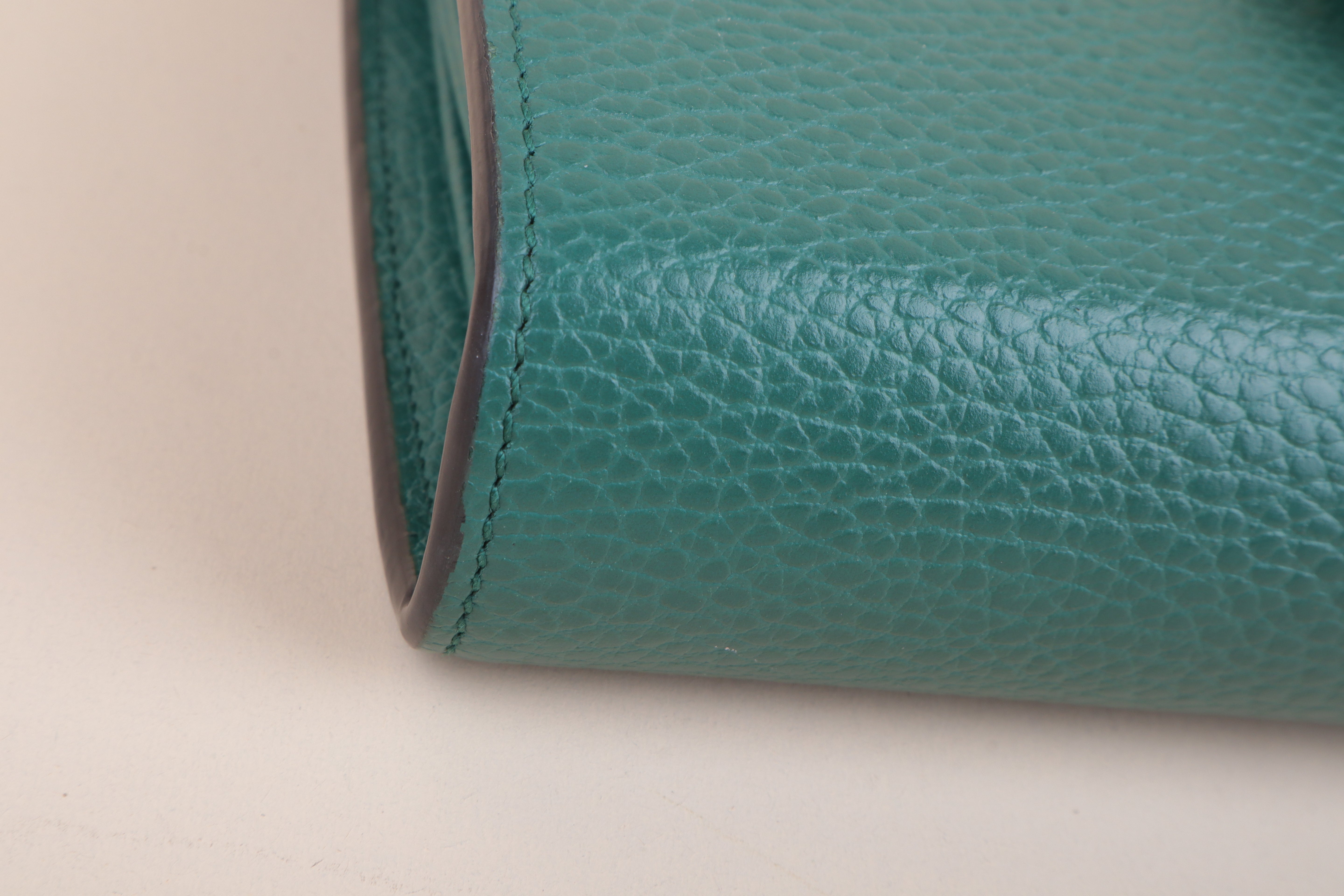 Gucci green Dionysus wallet on Chain crystal logo Bag