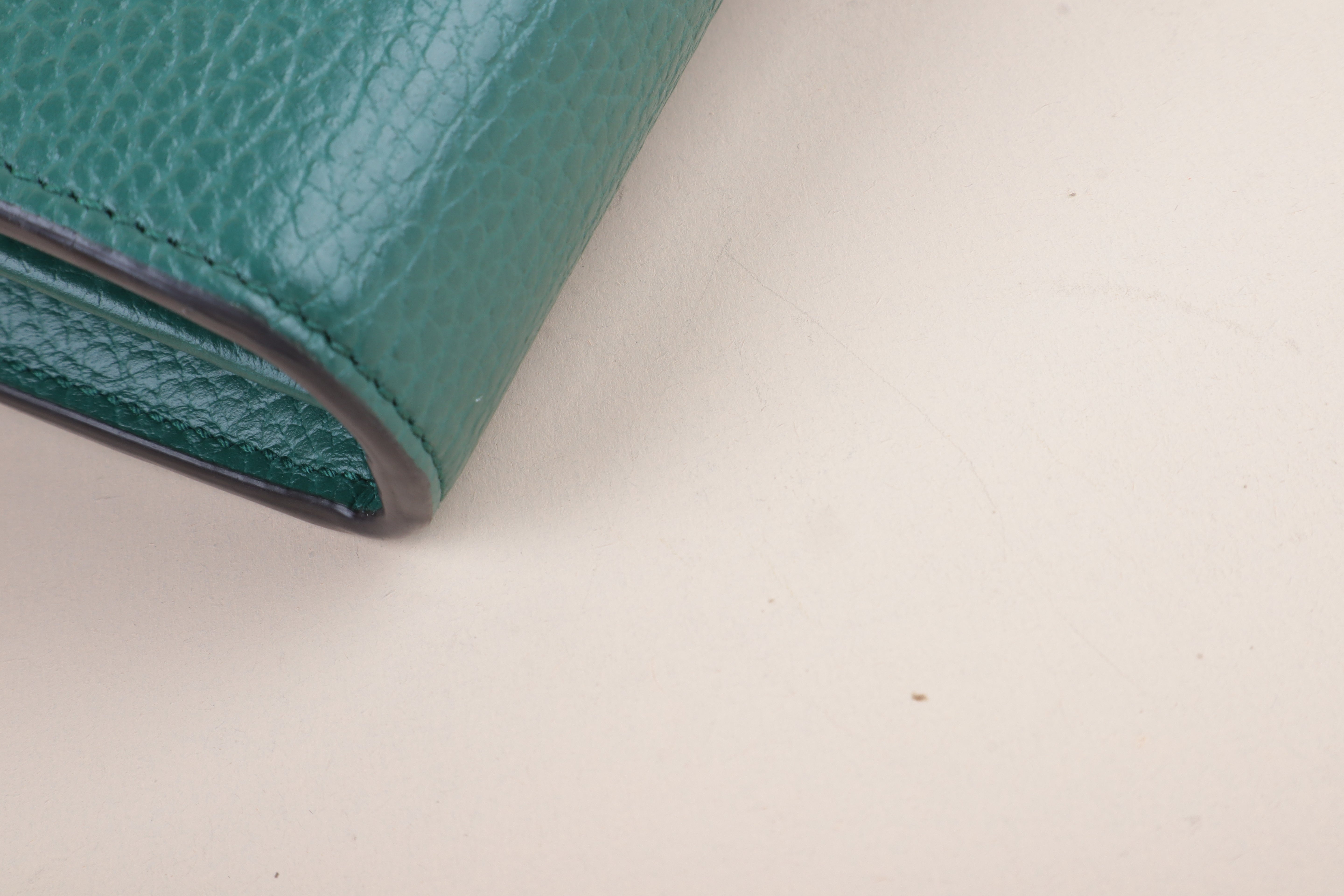 Gucci green Dionysus wallet on Chain crystal logo Bag