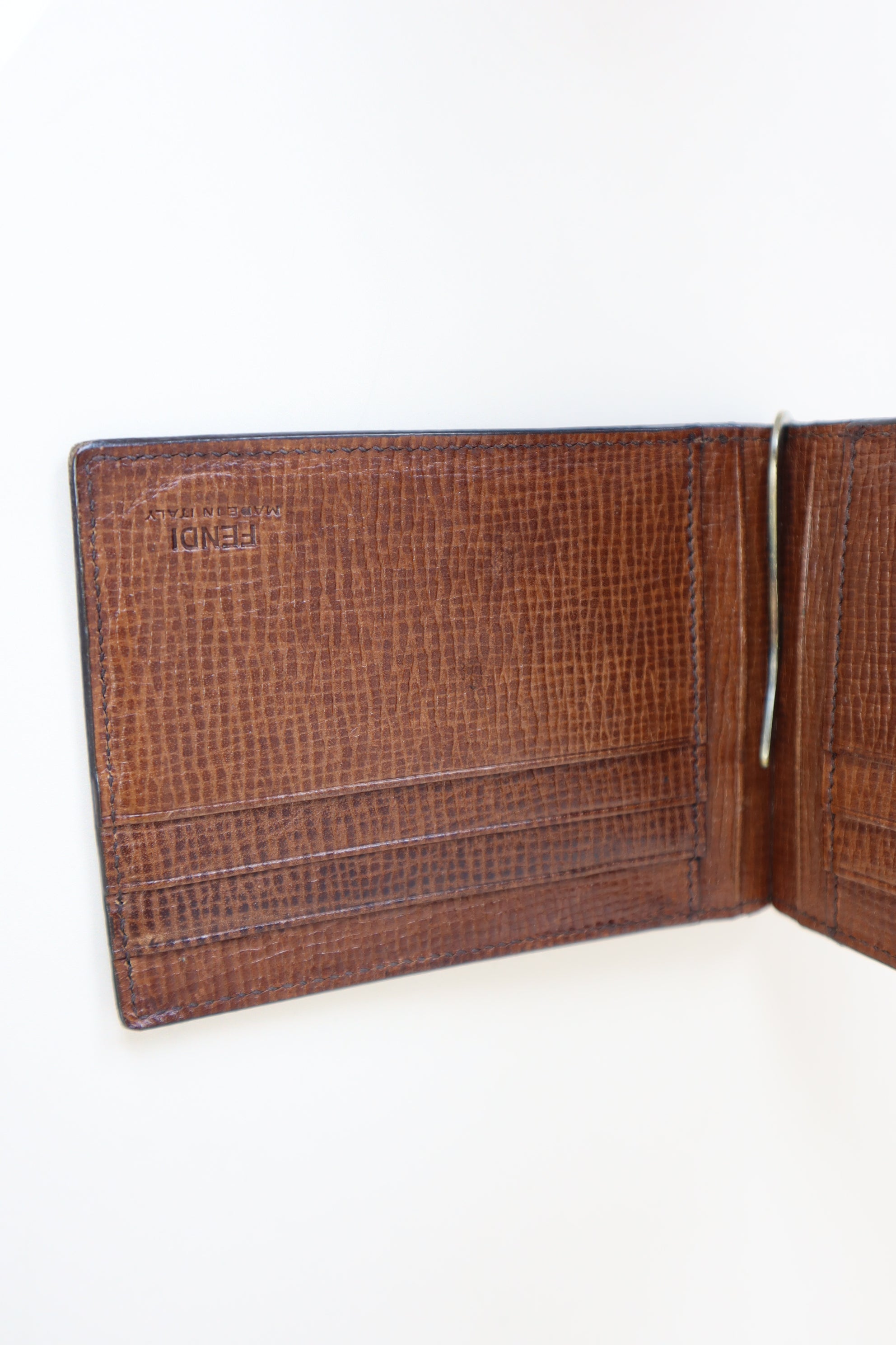 Fendi Brown Zucca Small Wallet