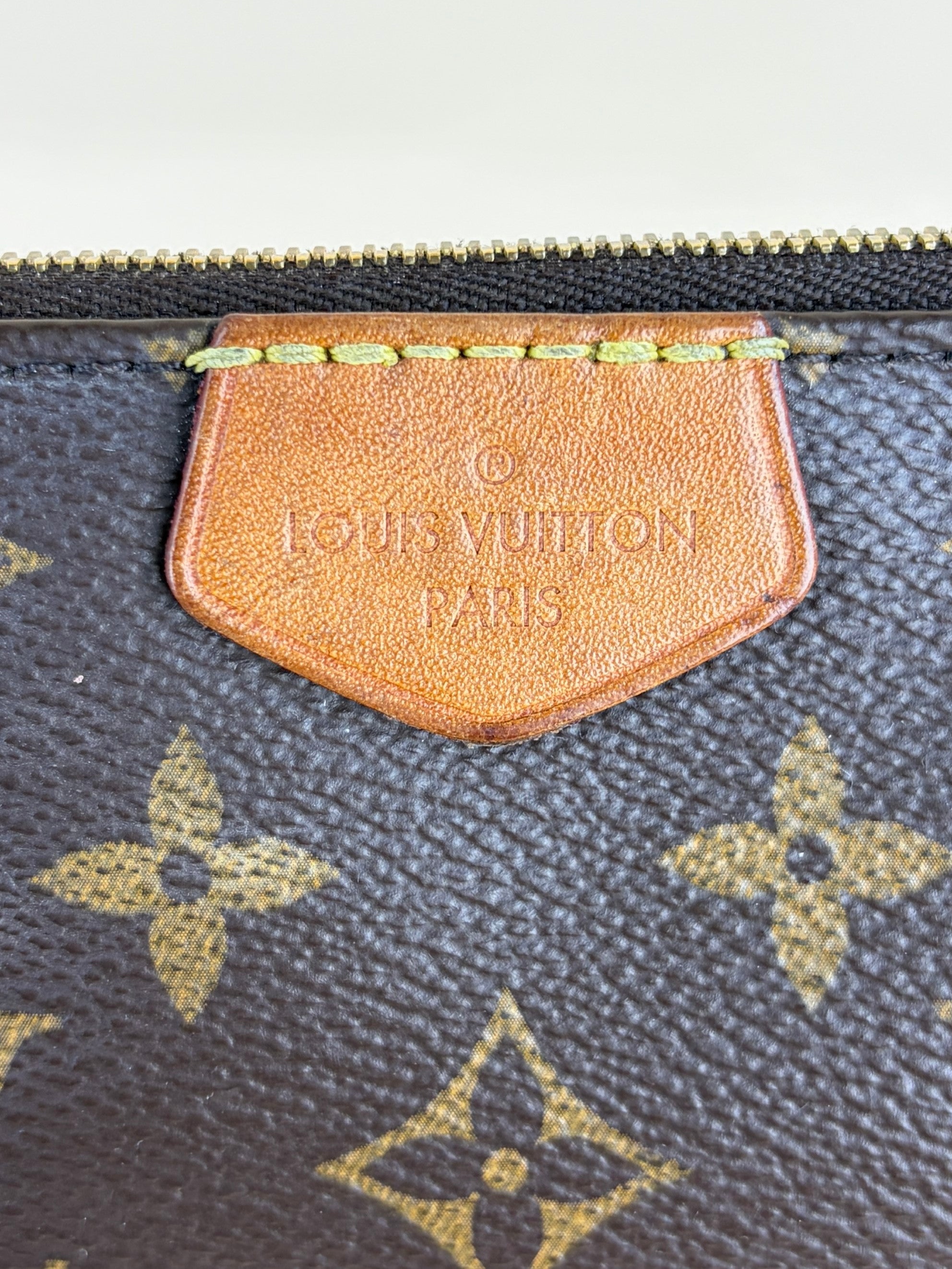 Louis Vuitton monogram khaki multi pochette