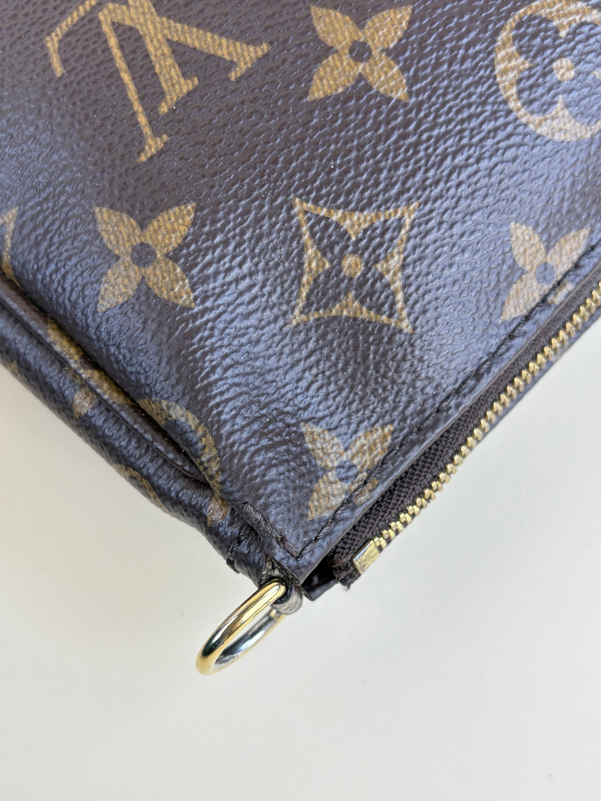 Louis Vuitton monogram khaki multi pochette