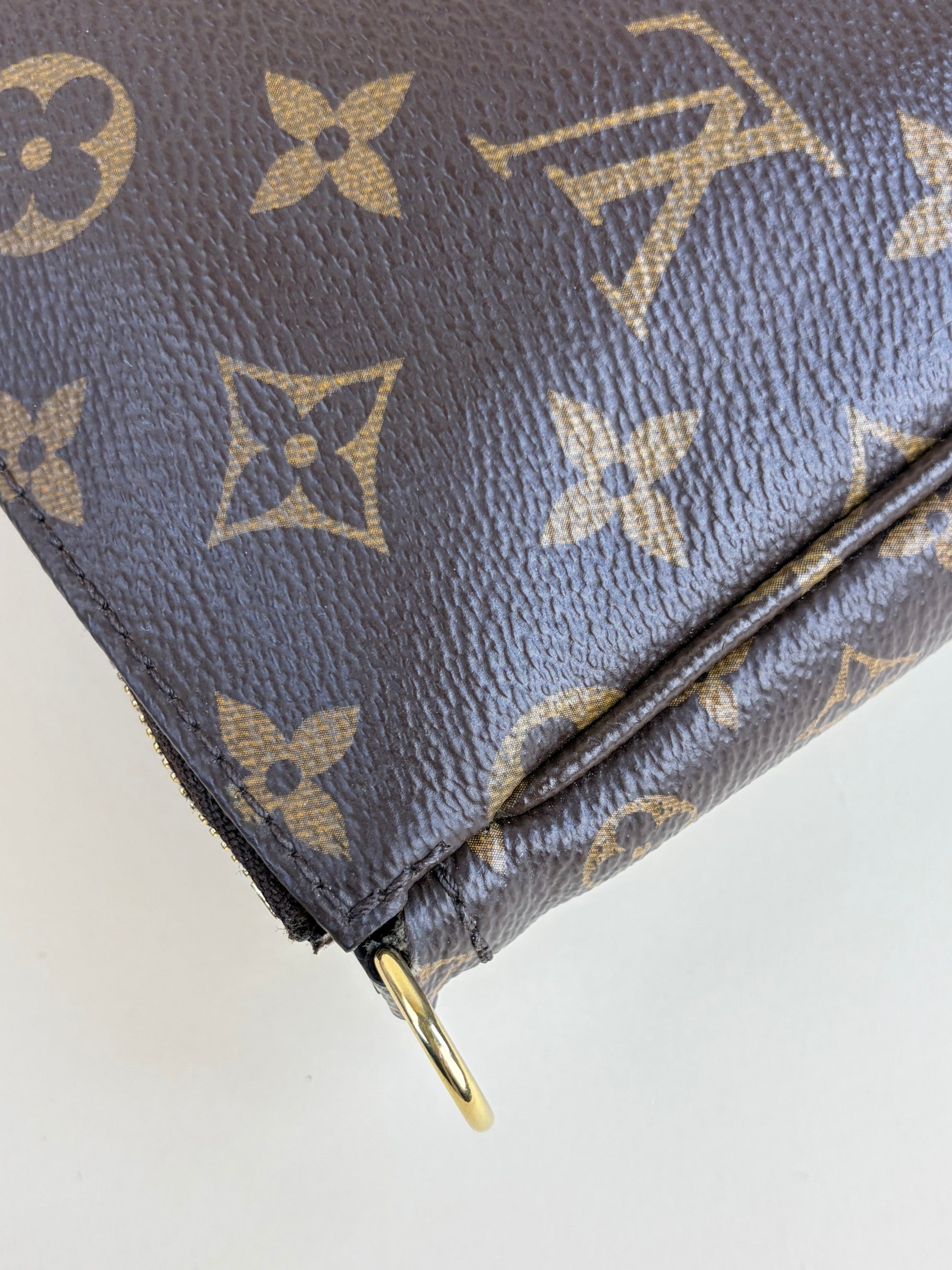 Louis Vuitton monogram khaki multi pochette