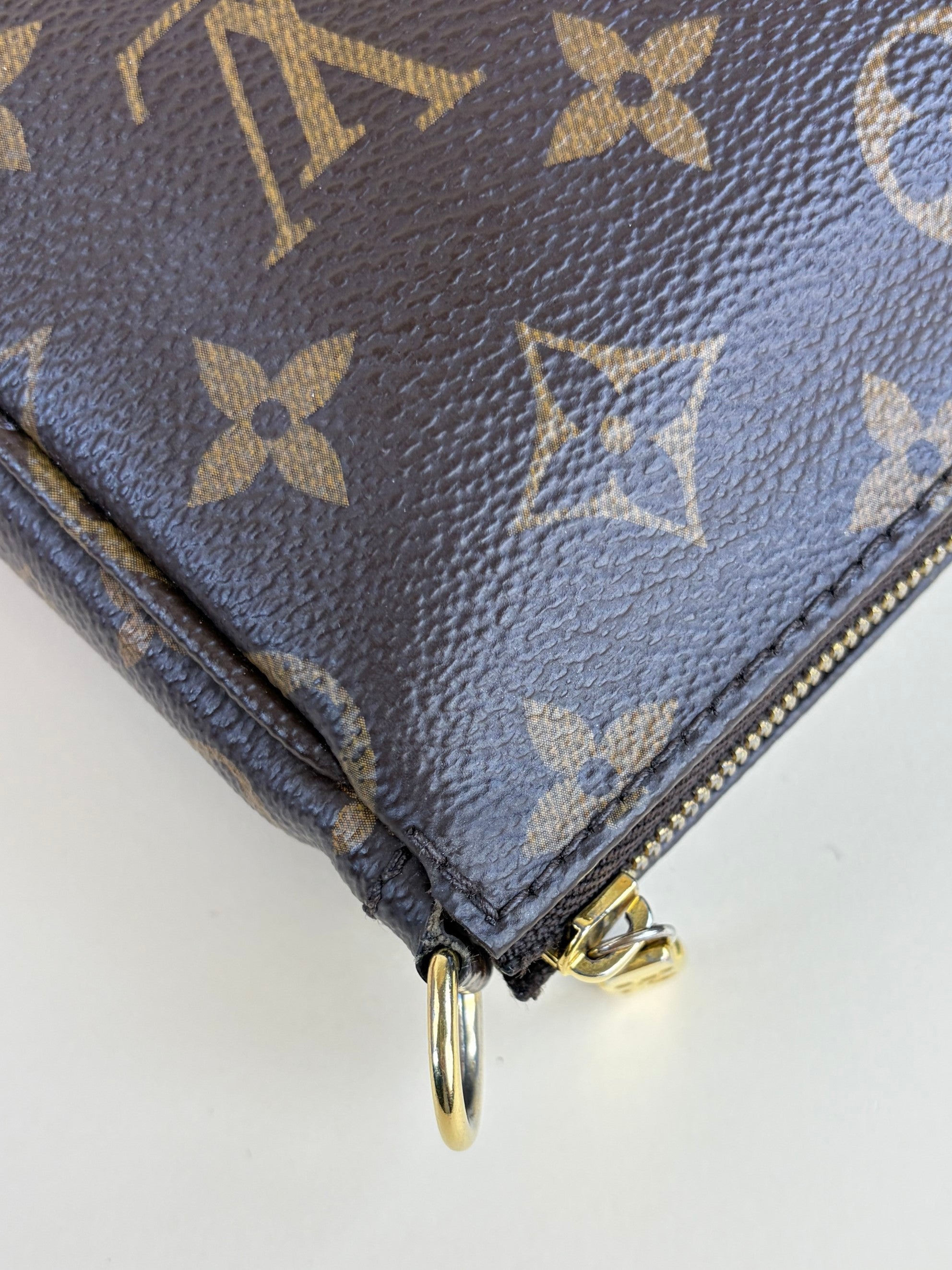 Louis Vuitton monogram khaki multi pochette