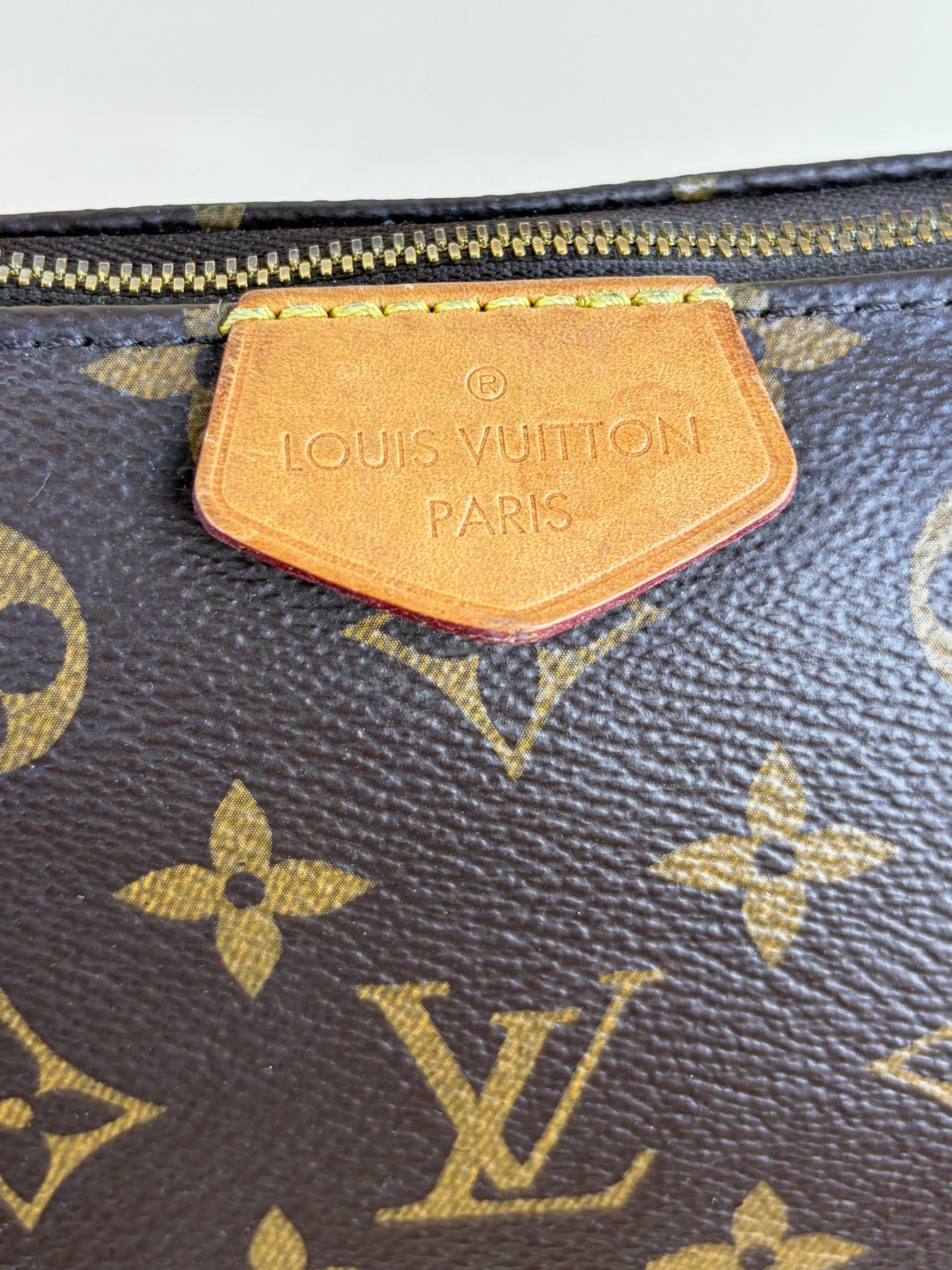 Louis Vuitton monogram khaki multi pochette