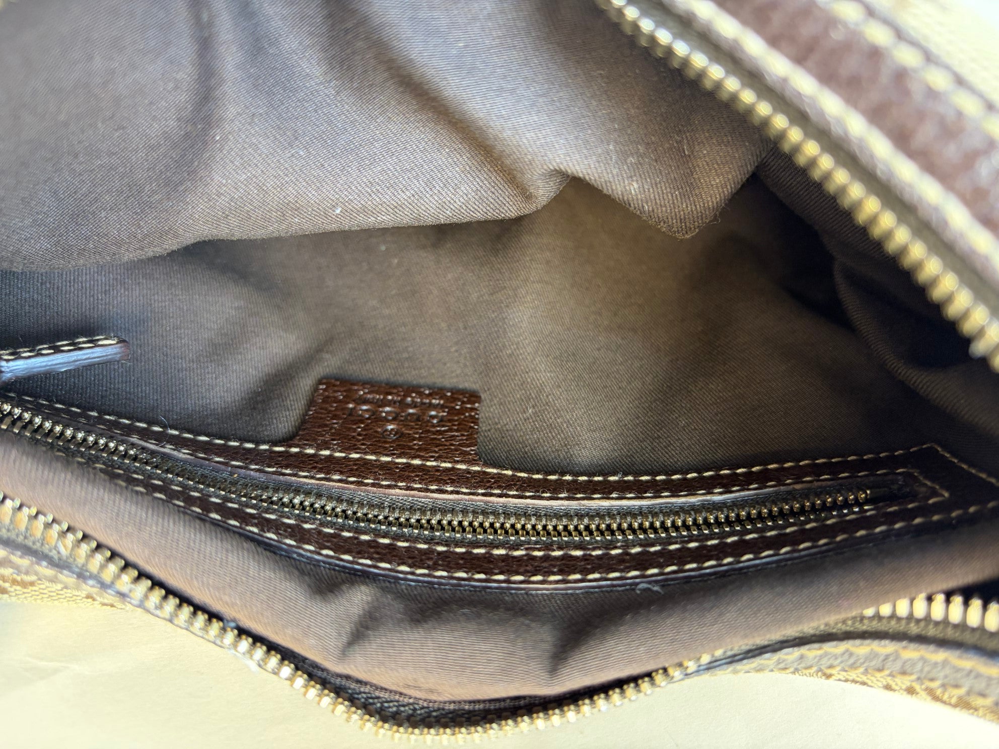 Gucci Tricolor Monogram Bamboo Horsebit Hobo Amalfi Bag