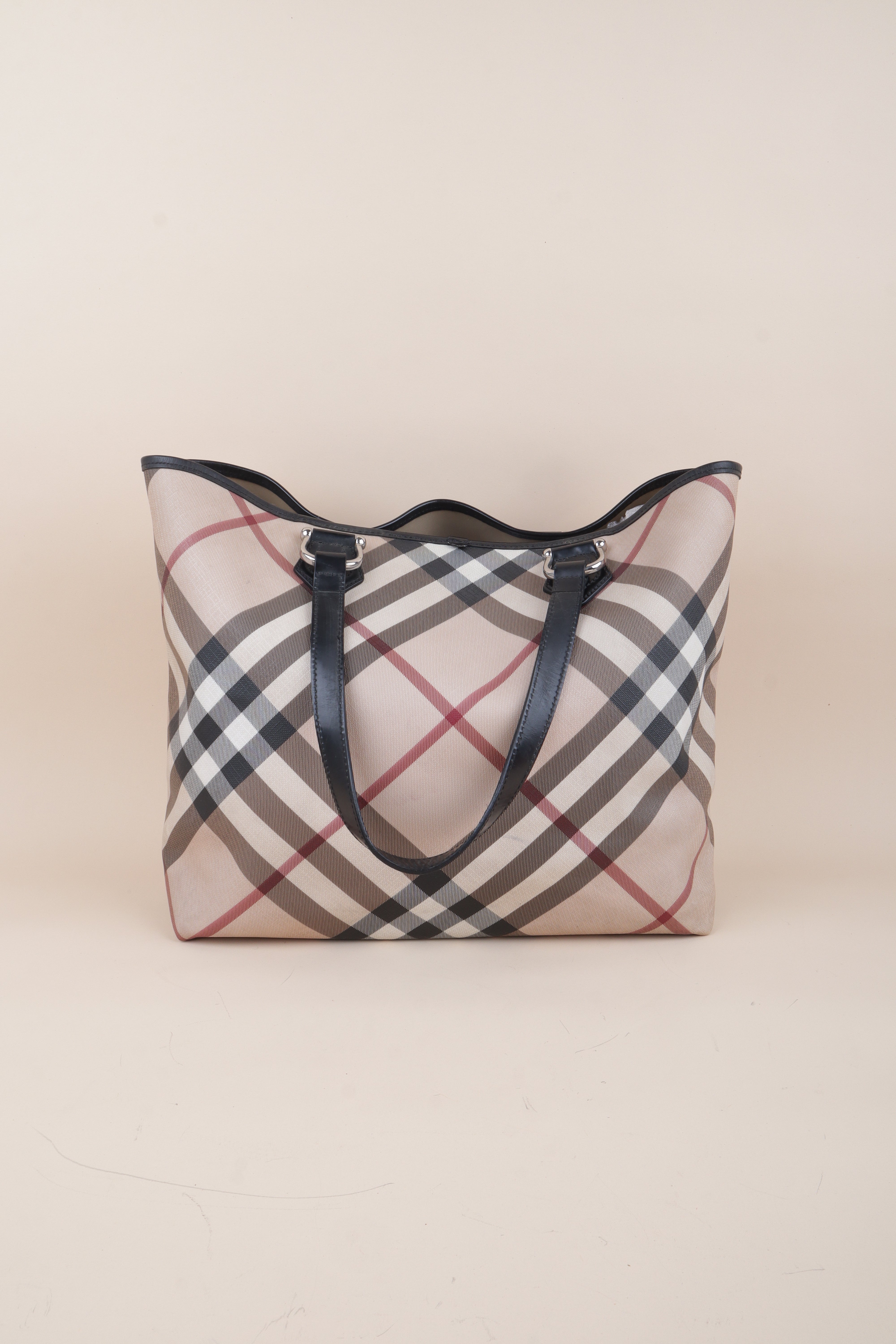 Burberry super nova large Nickie check and black