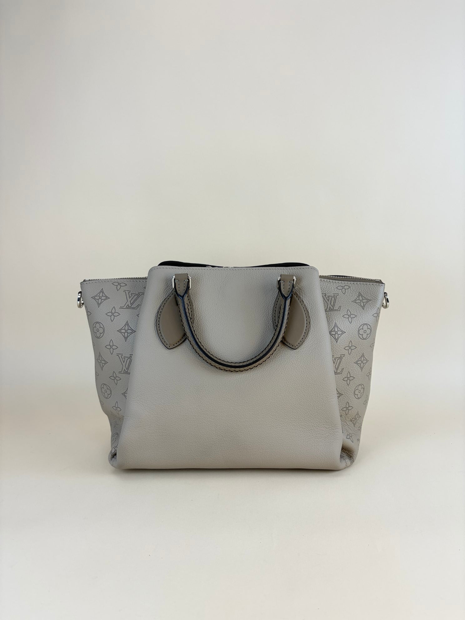 Louis Vuitton Grey Galet Mahina Haumea Shoulder Bag with Strap