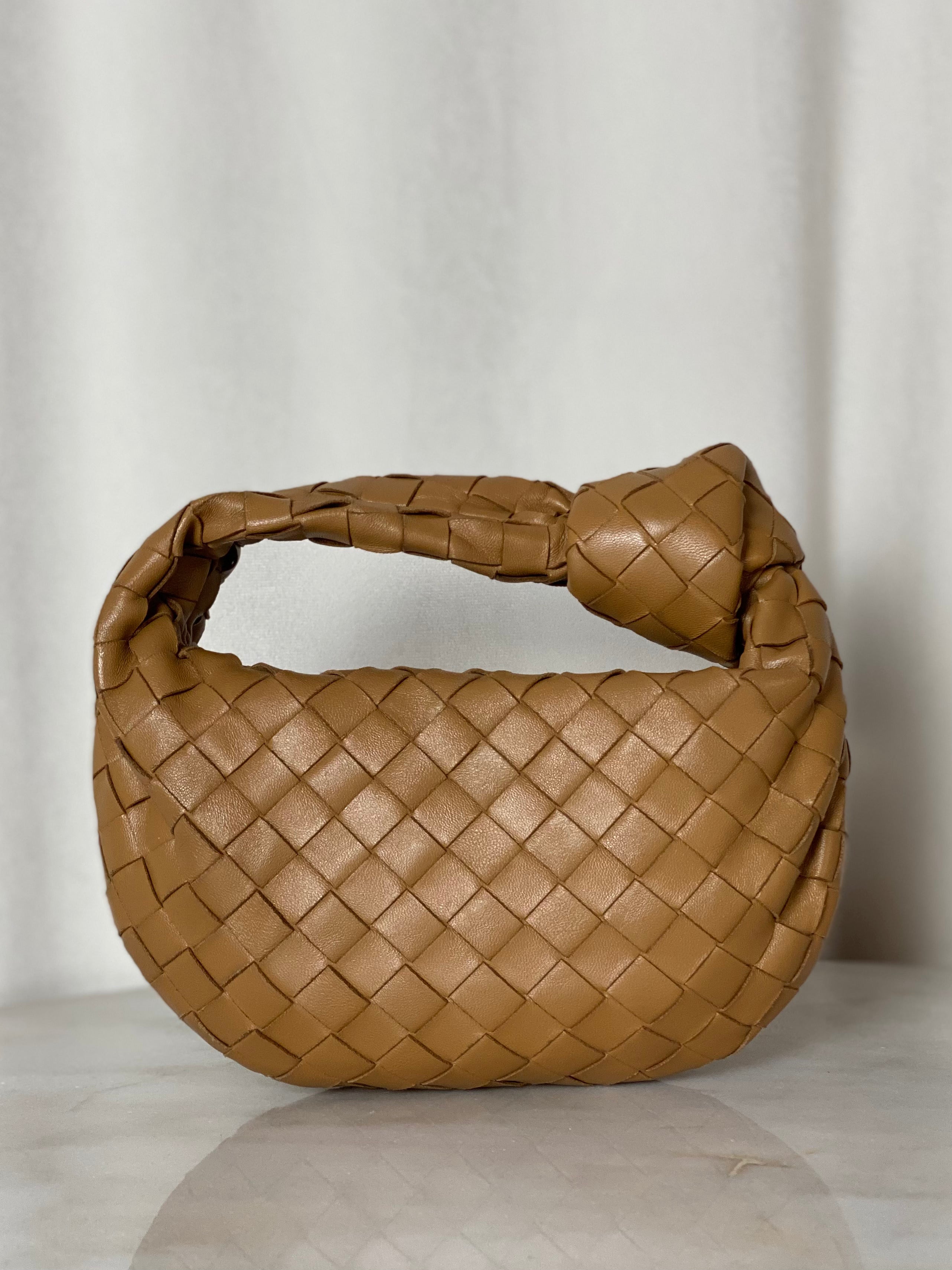 Bottega Veneta Camel Jodie Mini Bag