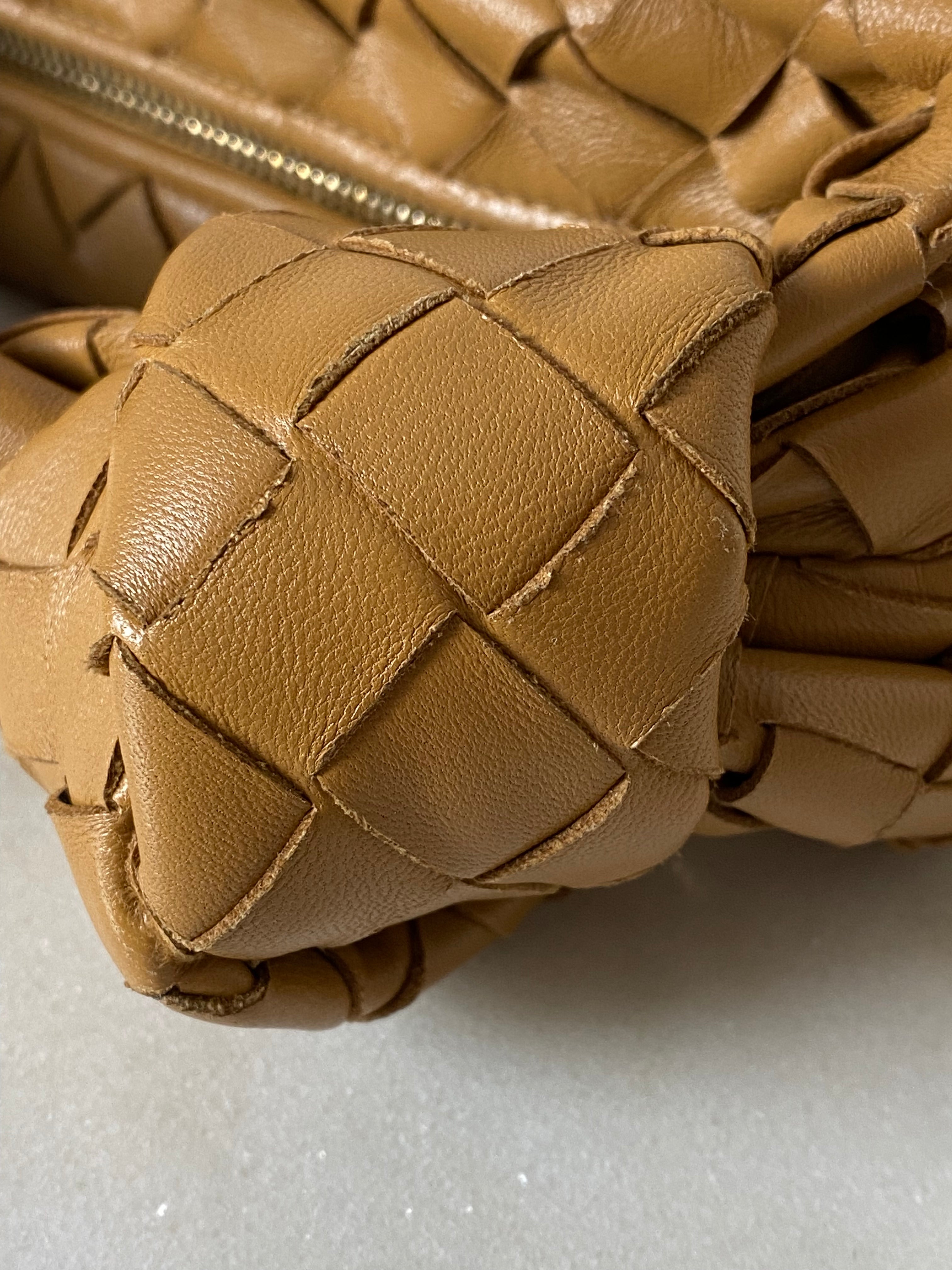 Bottega Veneta Camel Jodie Mini Bag