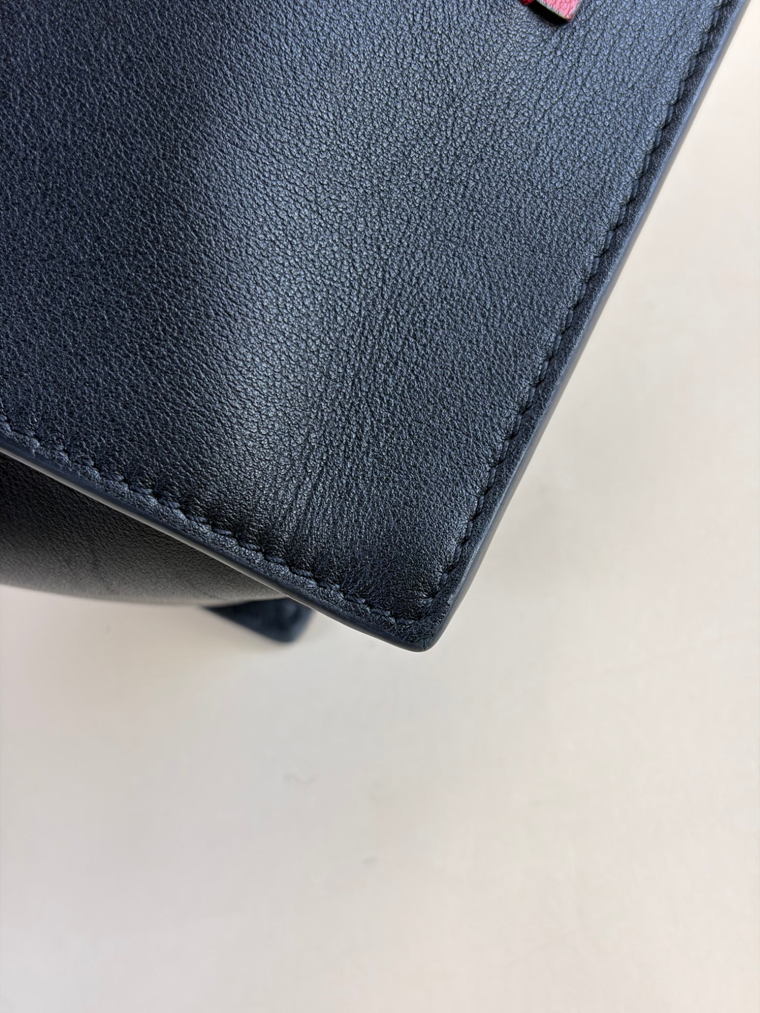 Valentino Black V Logo Walk Small Tote Bag with Strap