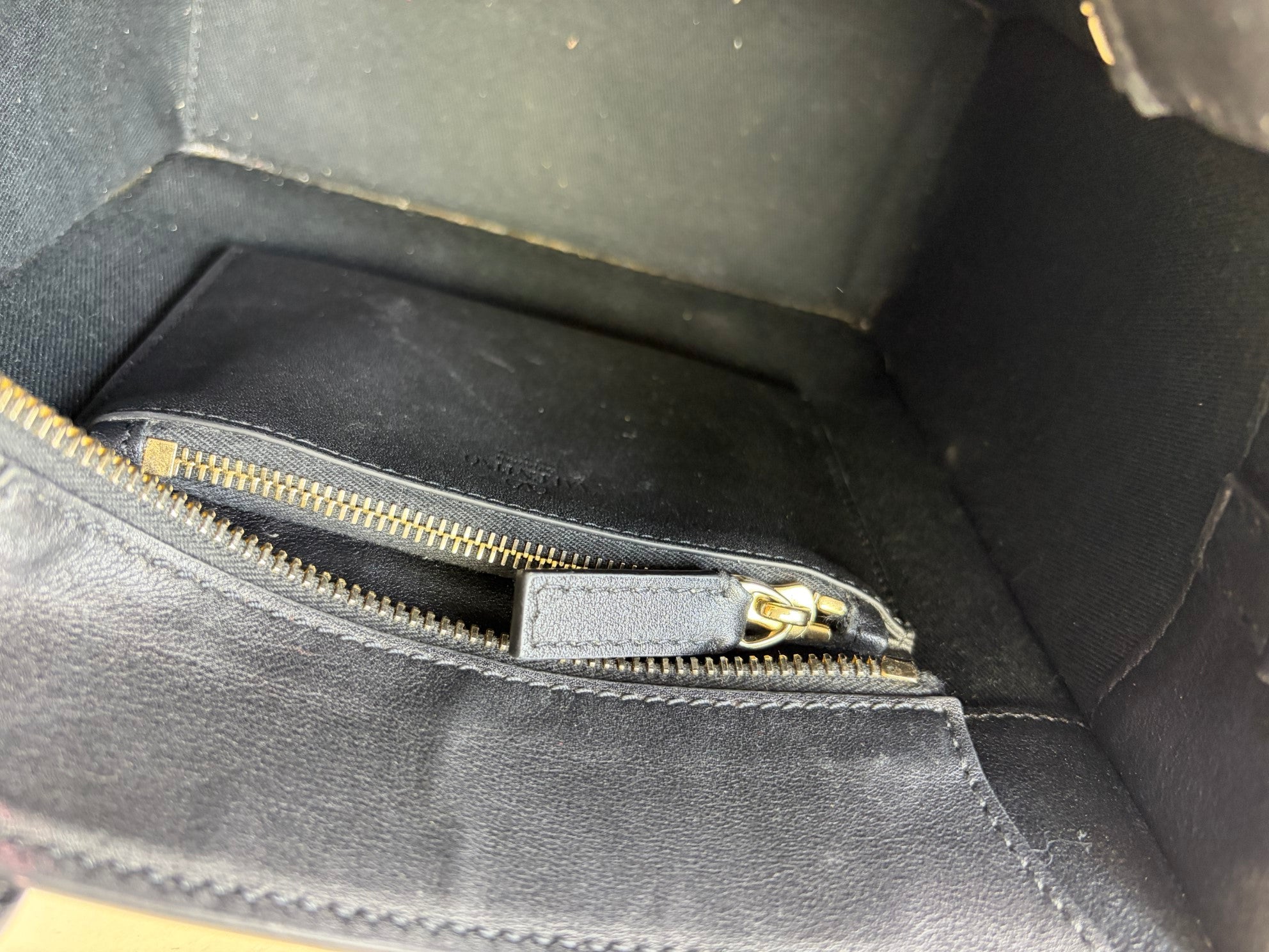 Valentino Black V Logo Walk Small Tote Bag with Strap