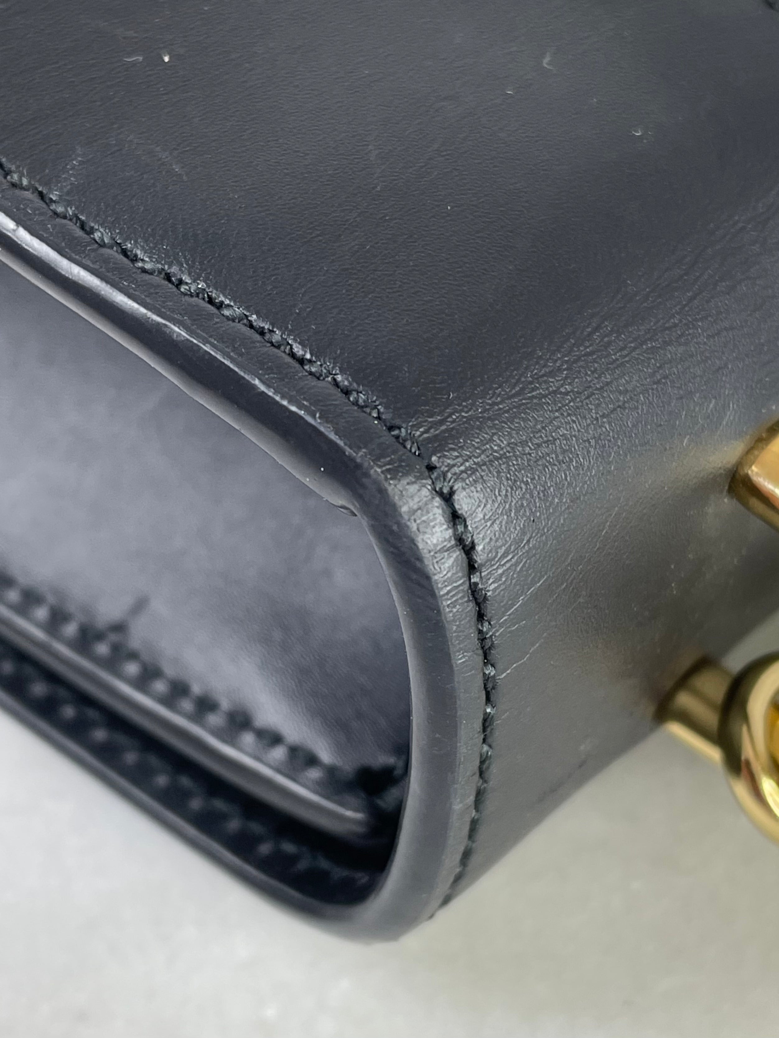 Gucci Black Web Ophidia Sylvie Mini Bag W/ Chain