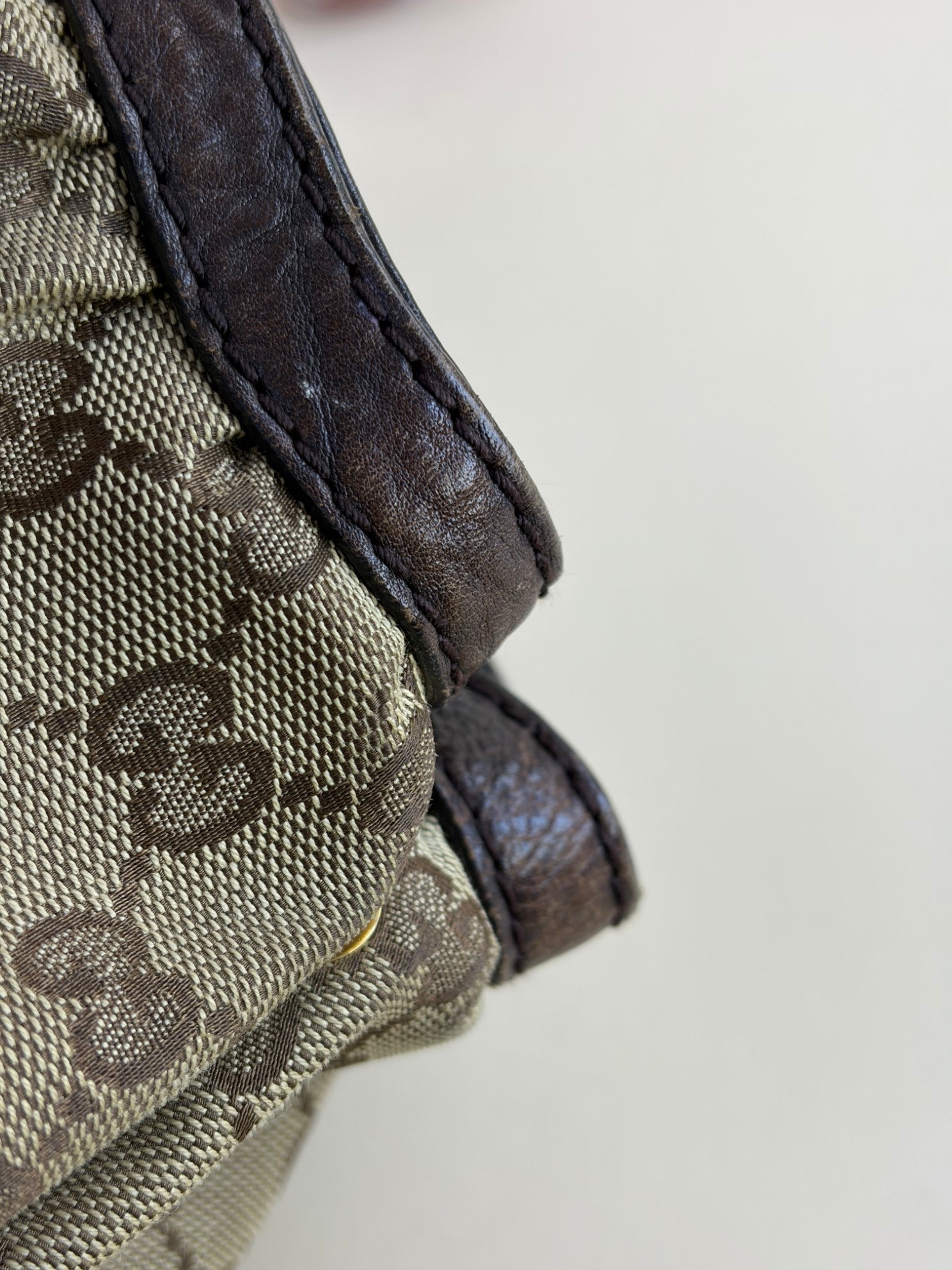 GUCCI gg canvas g interlocking large tote bag