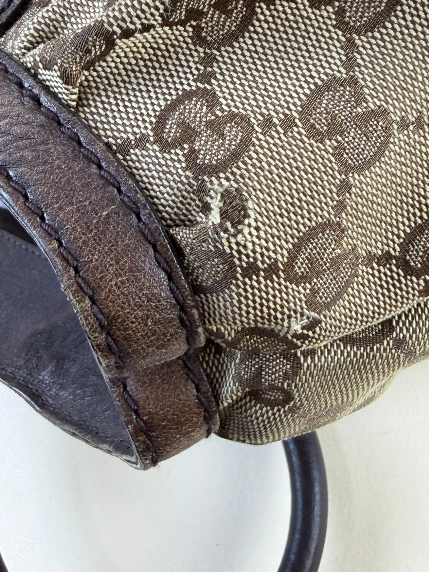 GUCCI gg canvas g interlocking large tote bag