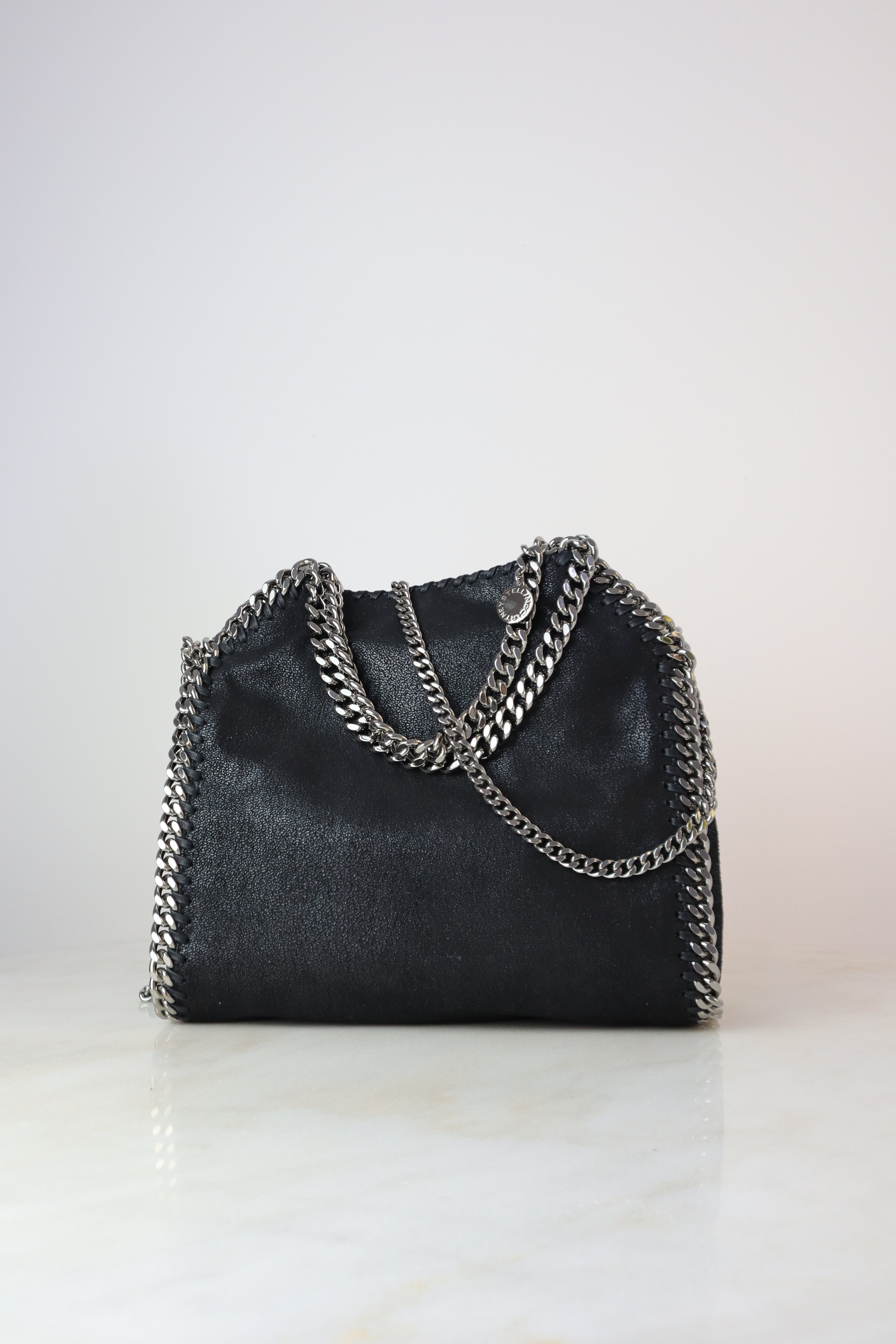 Stella Mccartney Black Mini Falabella Bag