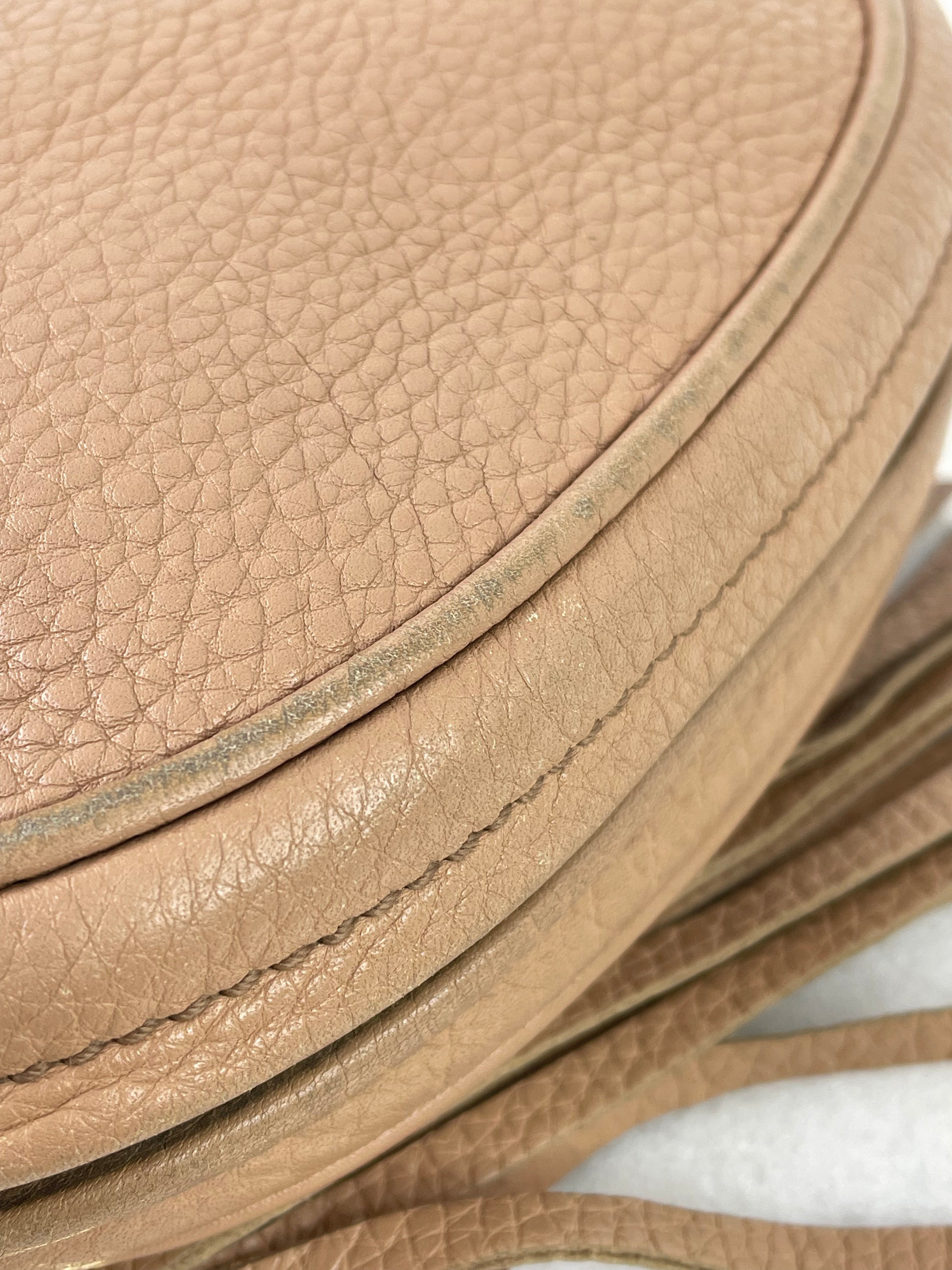 Gucci Nude Soho Mini Crossbody Bag W/ Chain