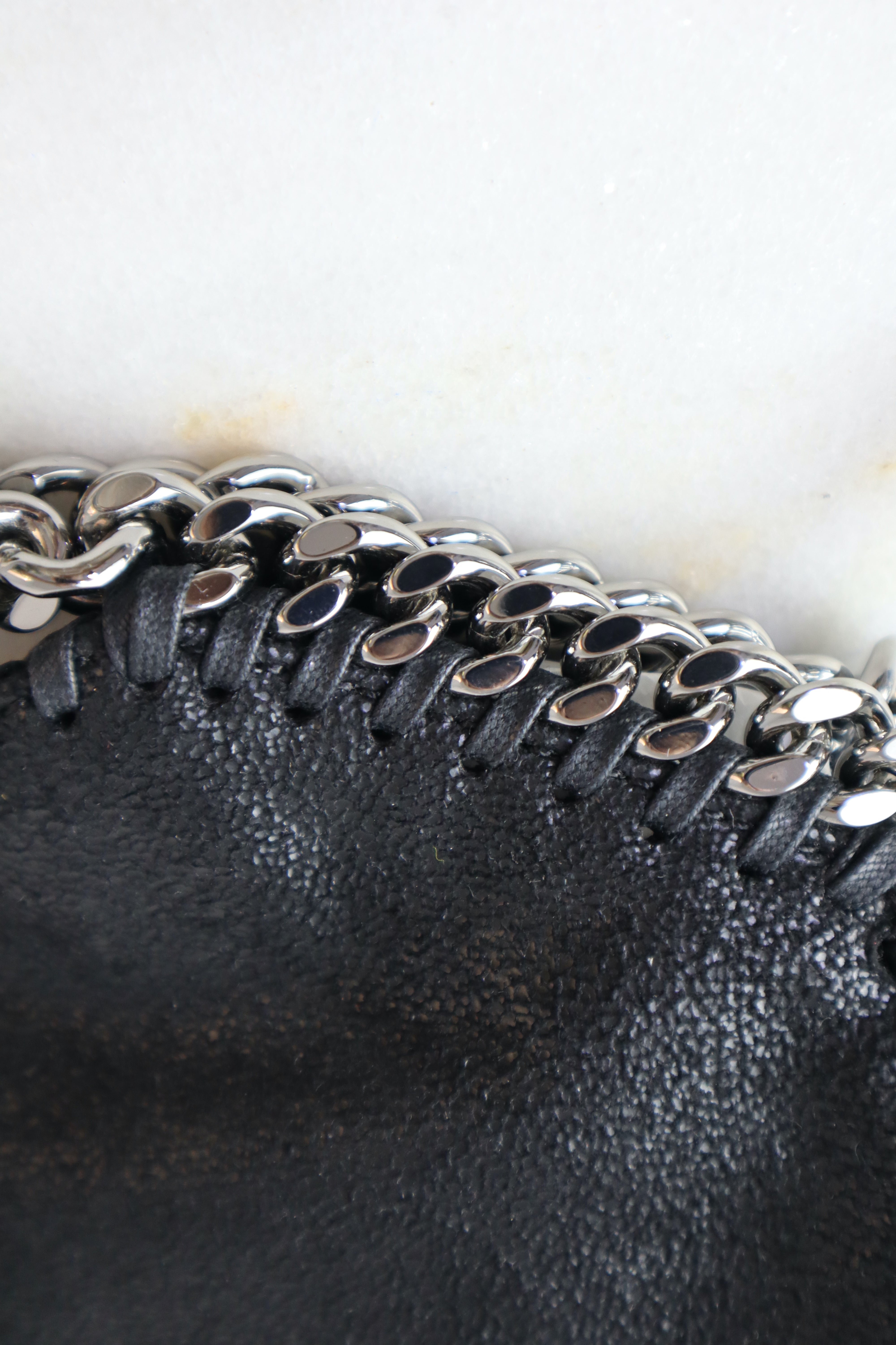 Stella Mccartney Black Falabella Mini Tote Bag