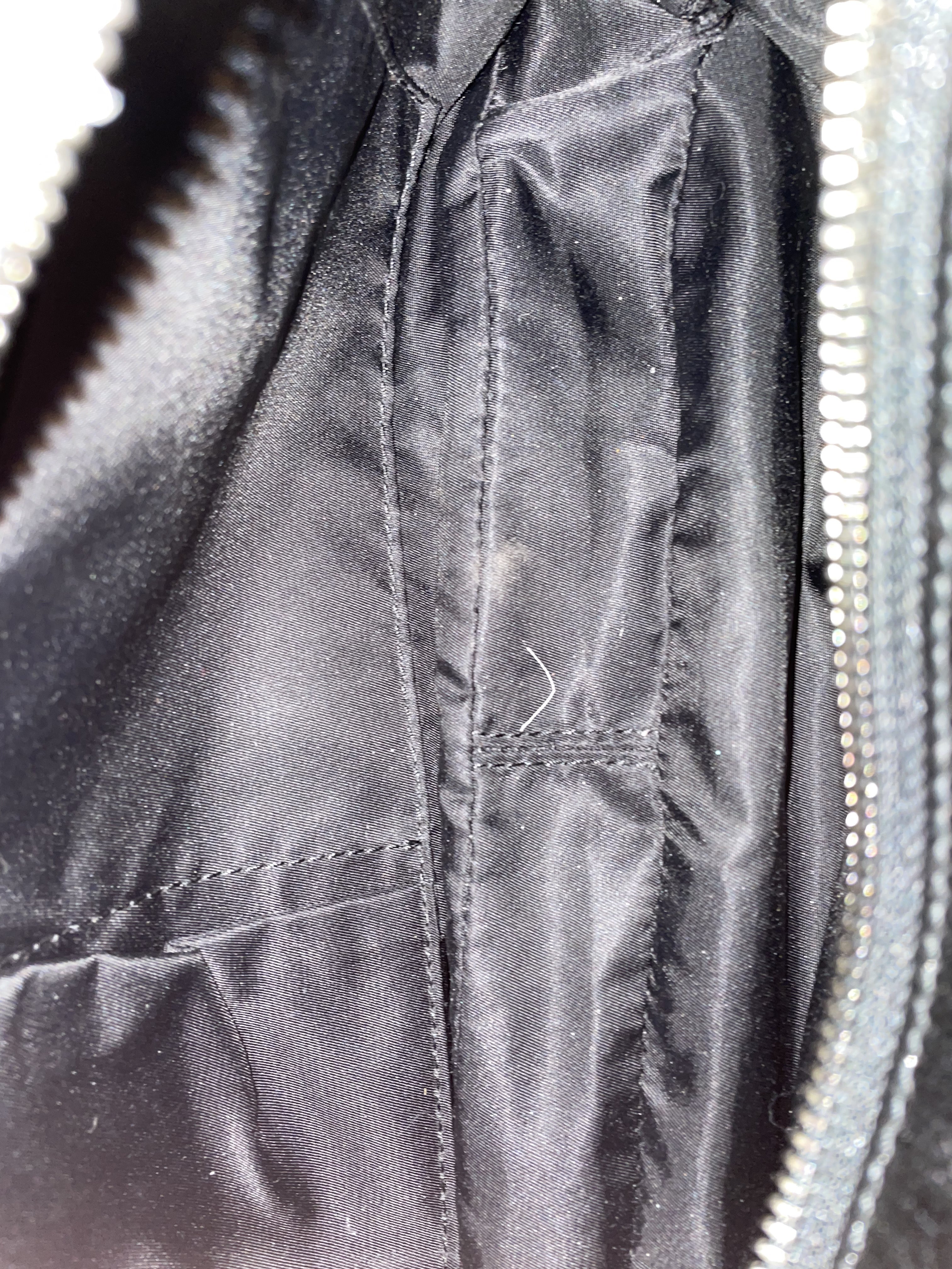 Burberry Black Nylon Beat Check Brooklyn Bag