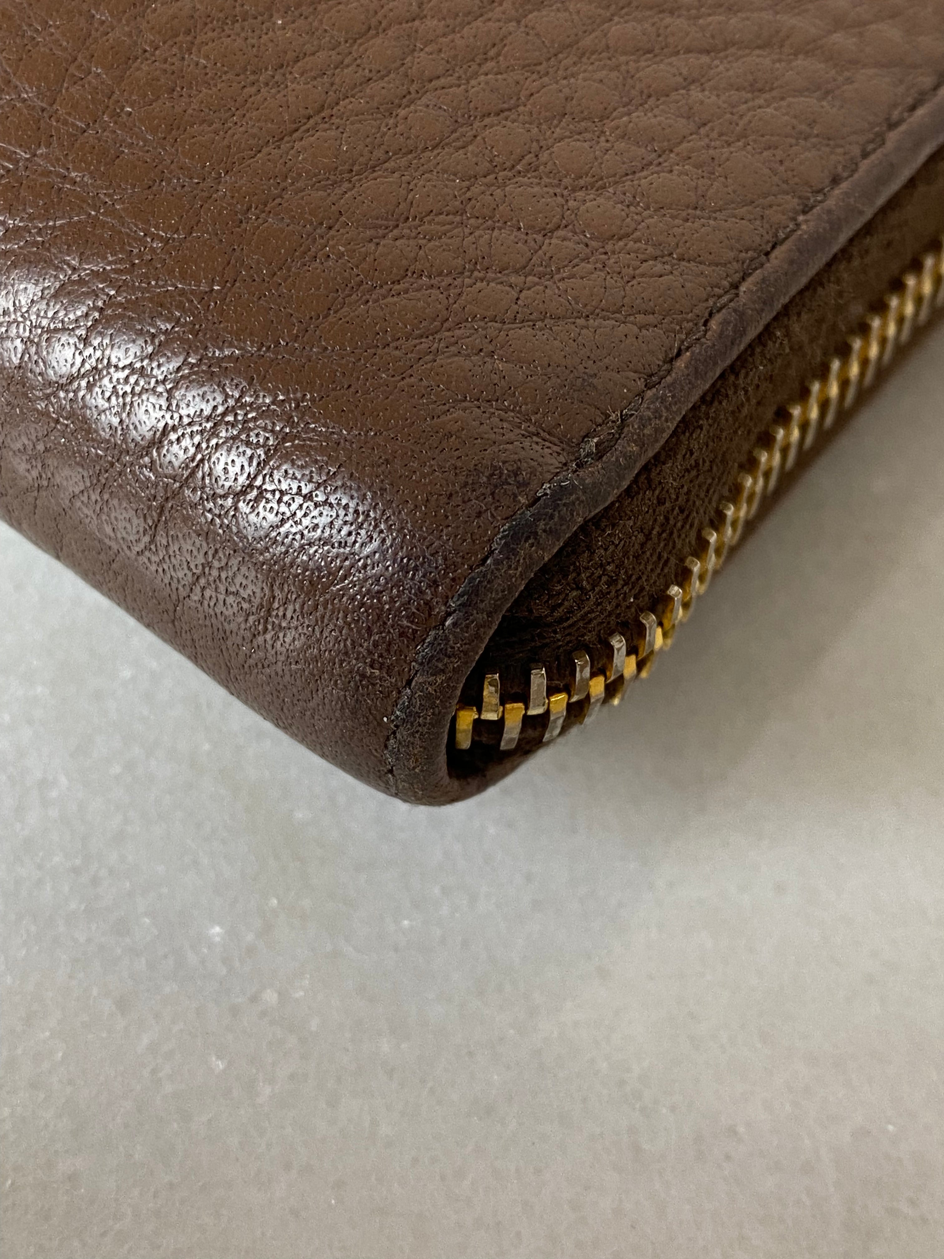 Prada Brown Long Wallet