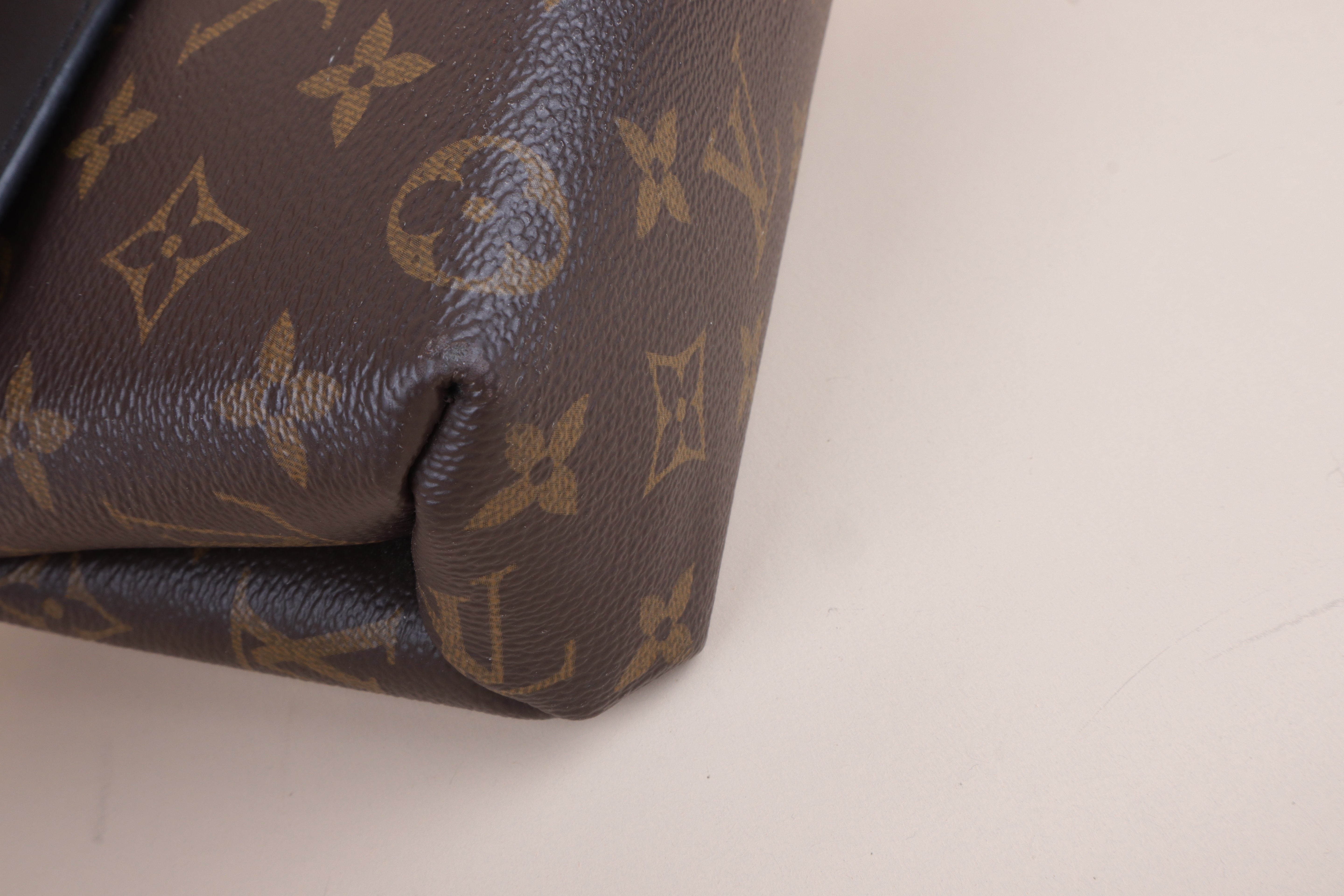Louis Vuitton Monogram Black Locky BB Bag with Strap