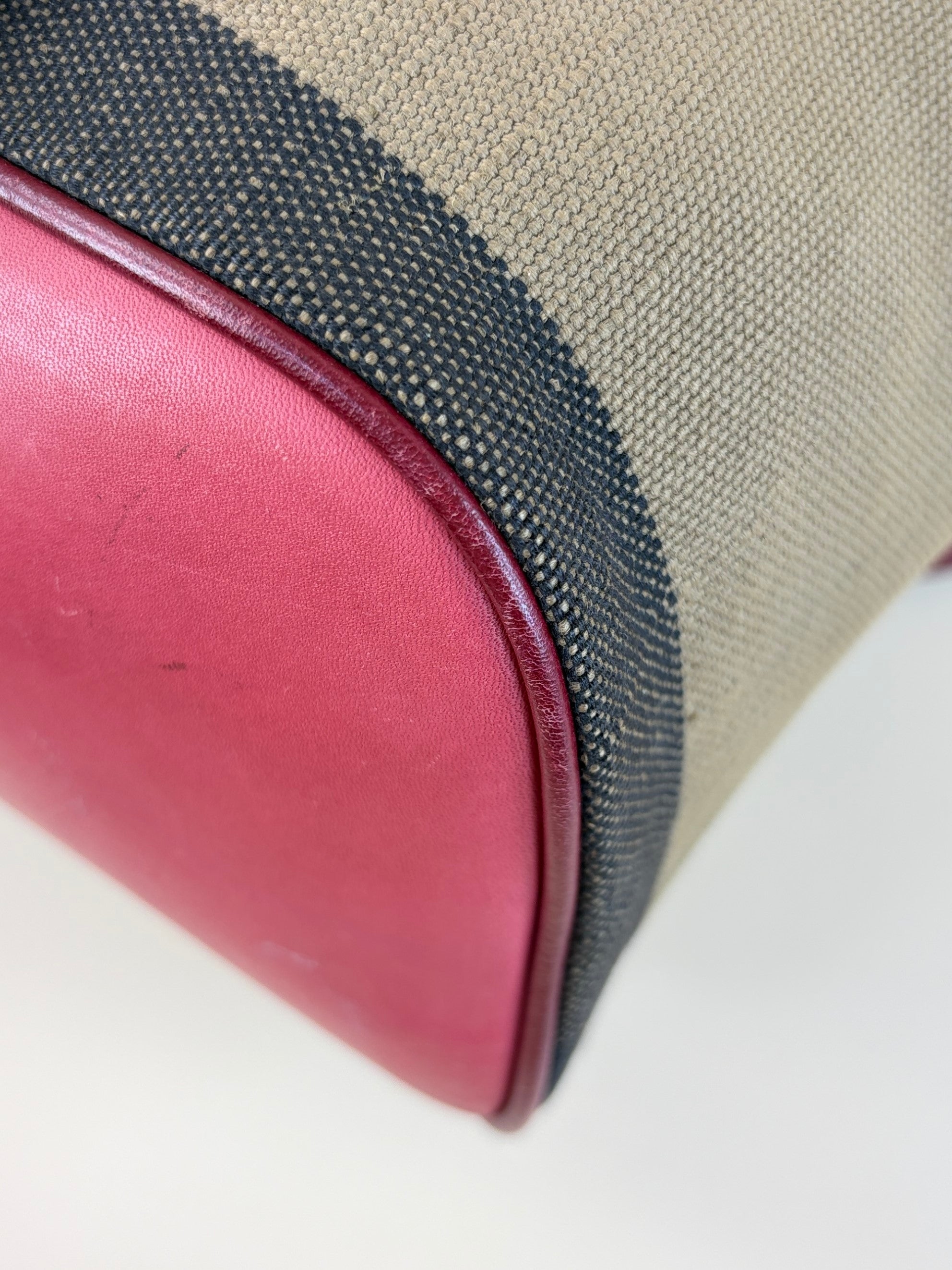 Burberry Red House Check Backpack Bag