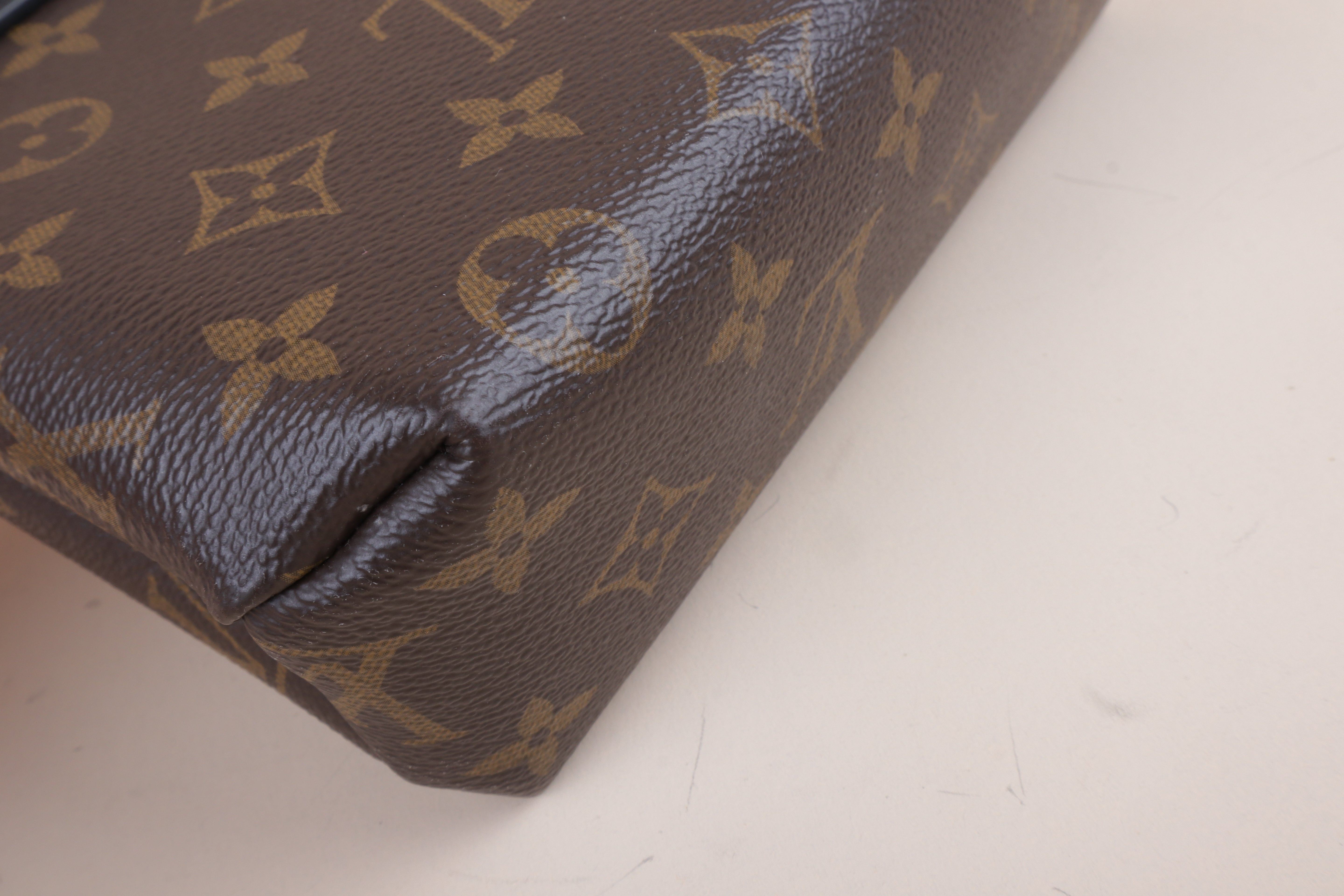 Louis Vuitton Monogram Black Locky BB Bag with Strap