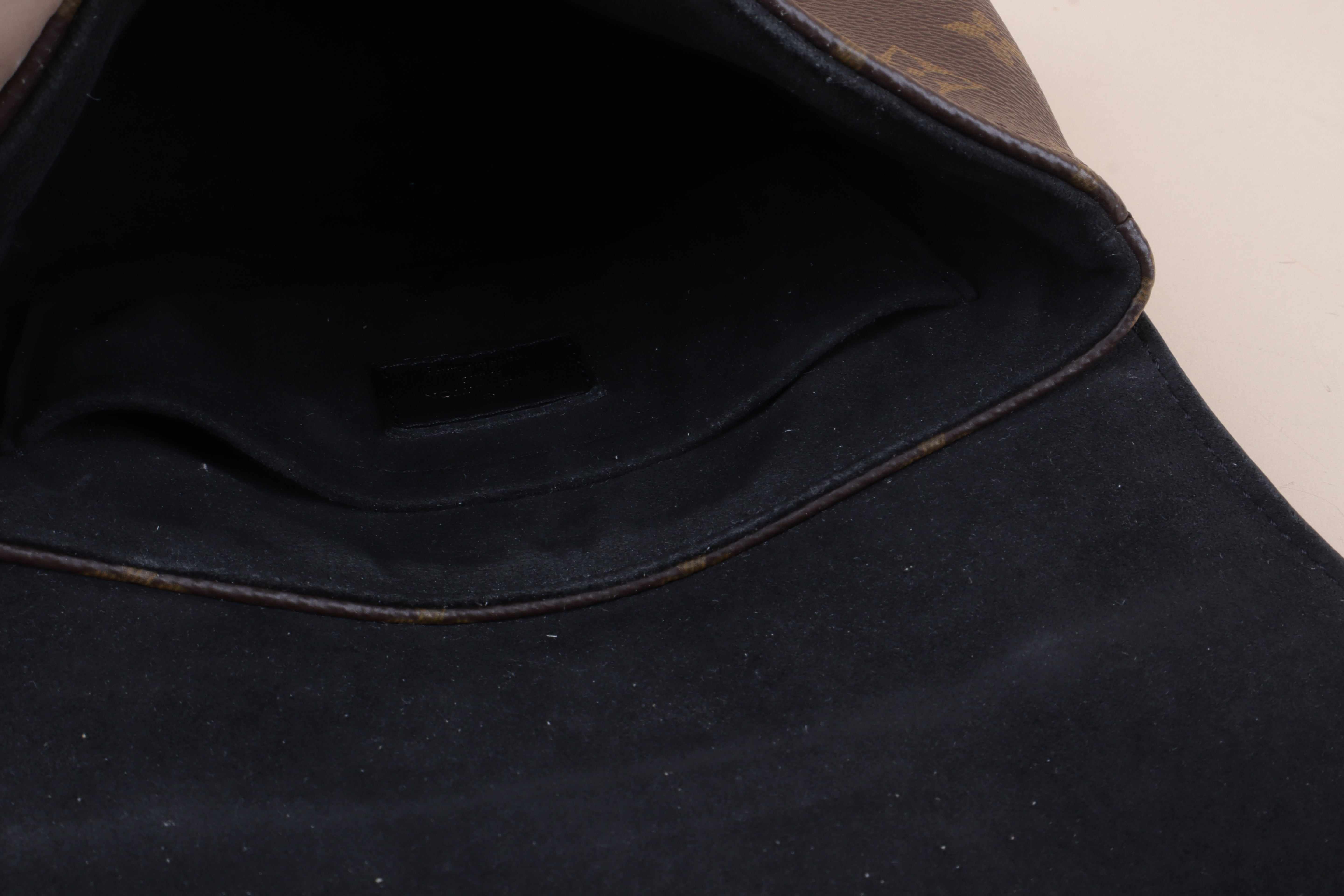 Louis Vuitton Monogram Black Locky BB Bag with Strap