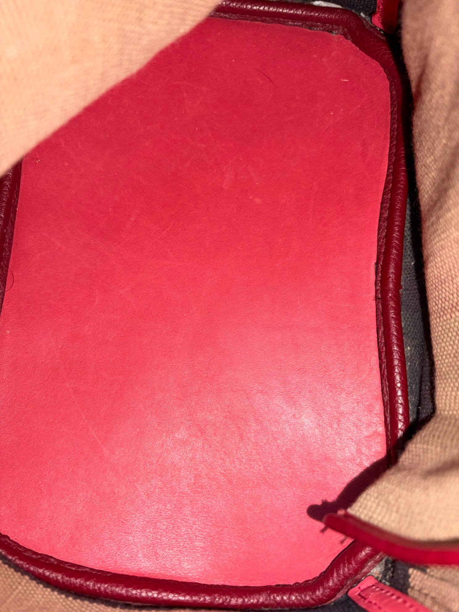 Burberry Red House Check Backpack Bag