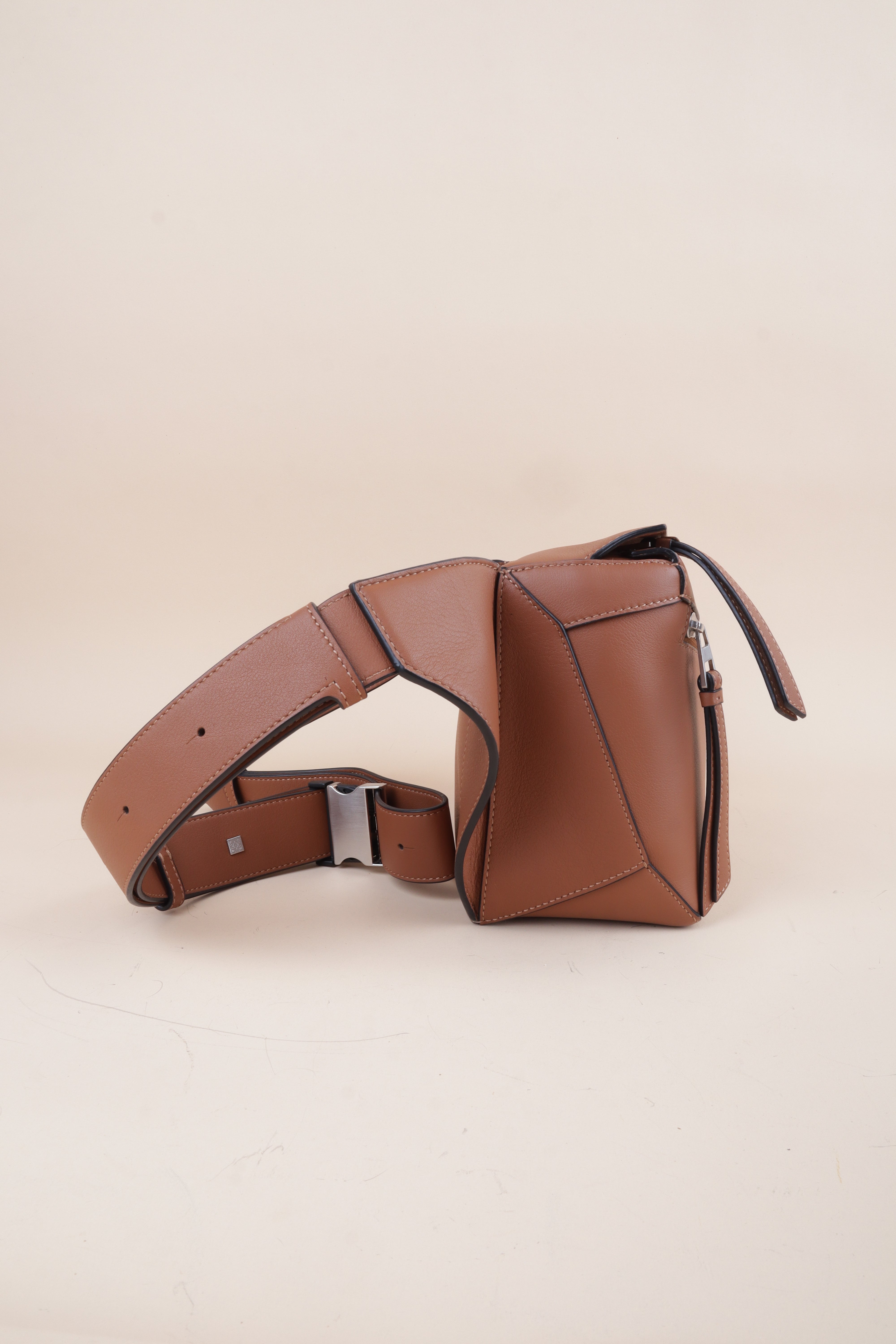 Loewe Tan Small Puzzle Bumbag