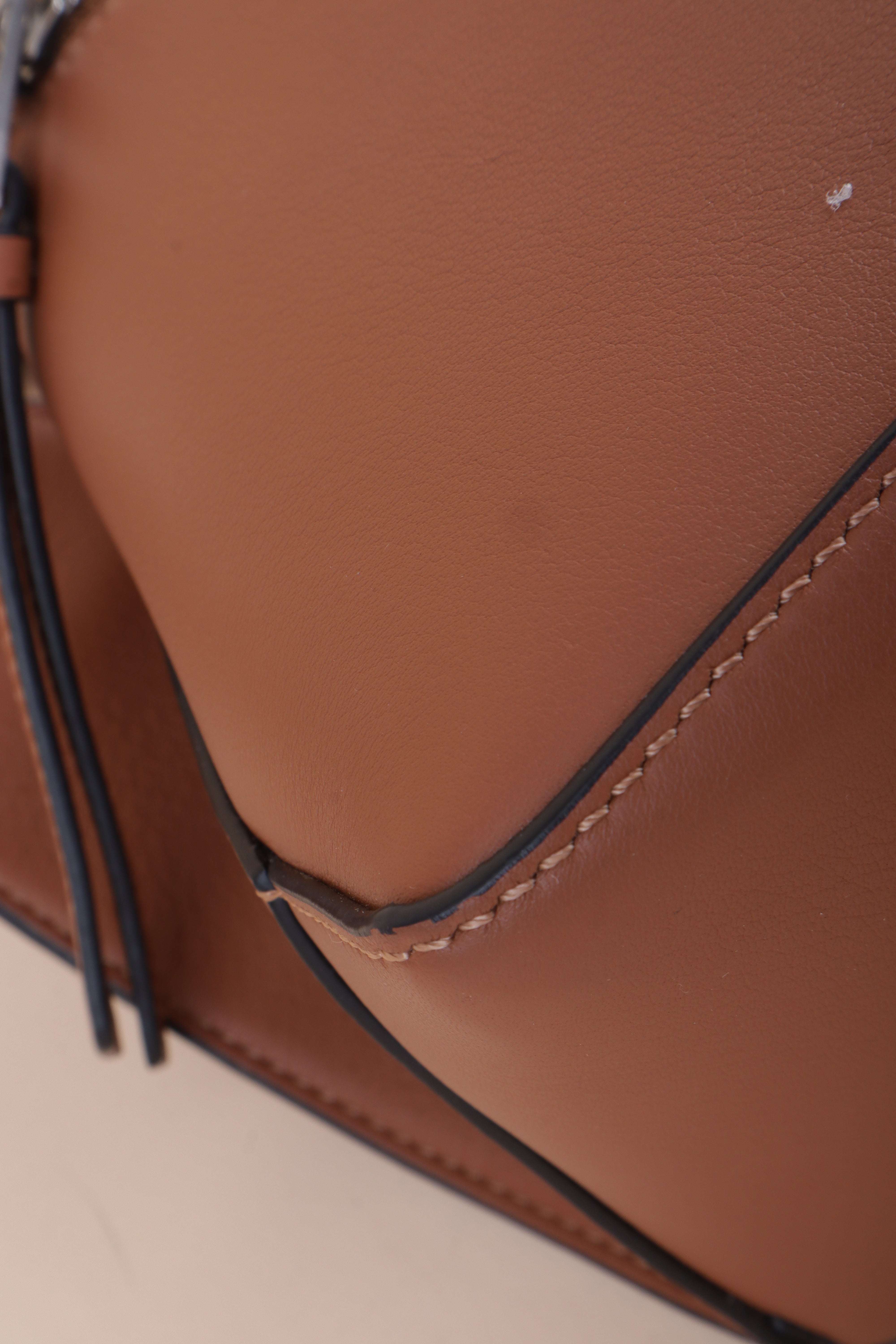 Loewe Tan Small Puzzle Bumbag