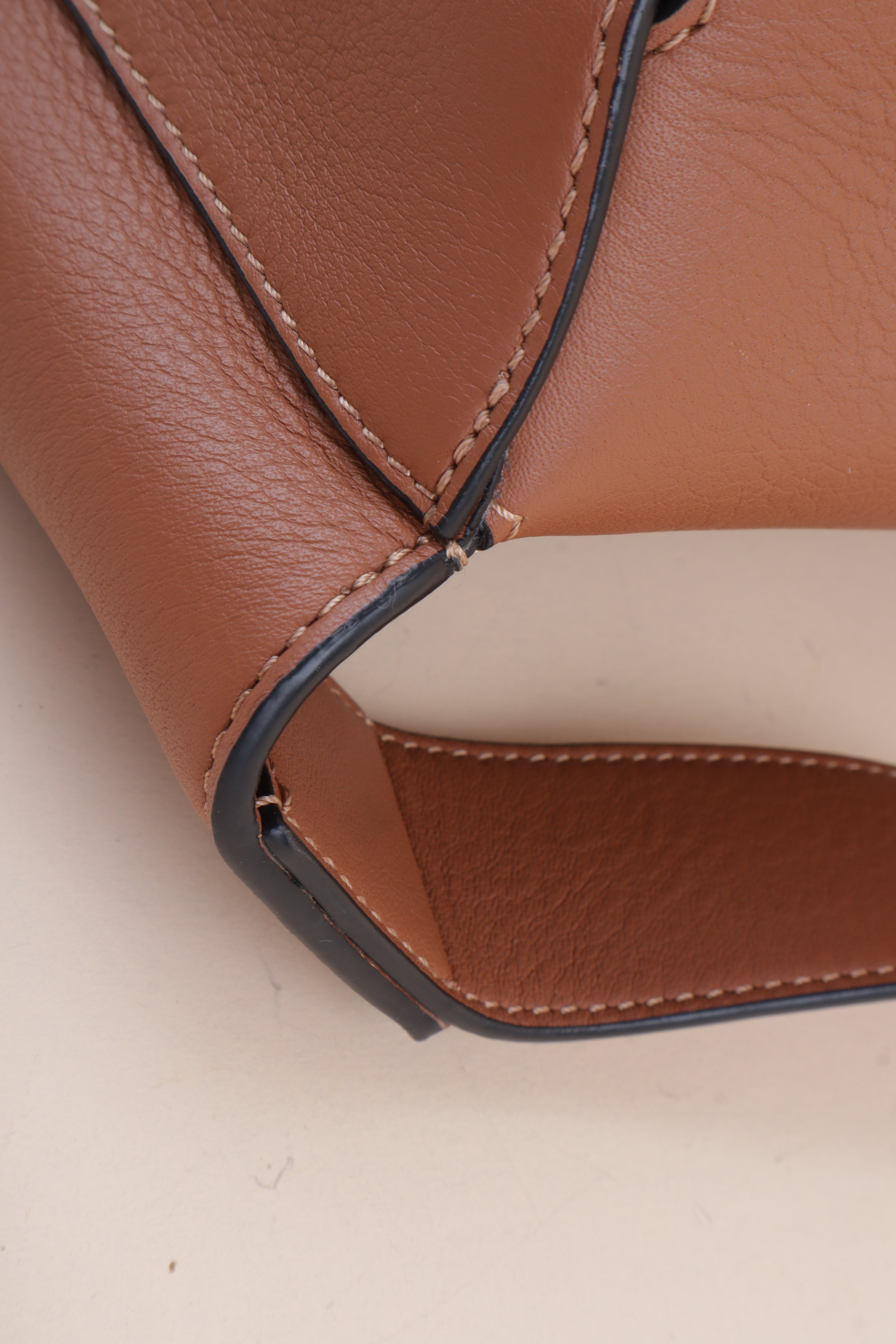 Loewe Tan Small Puzzle Bumbag