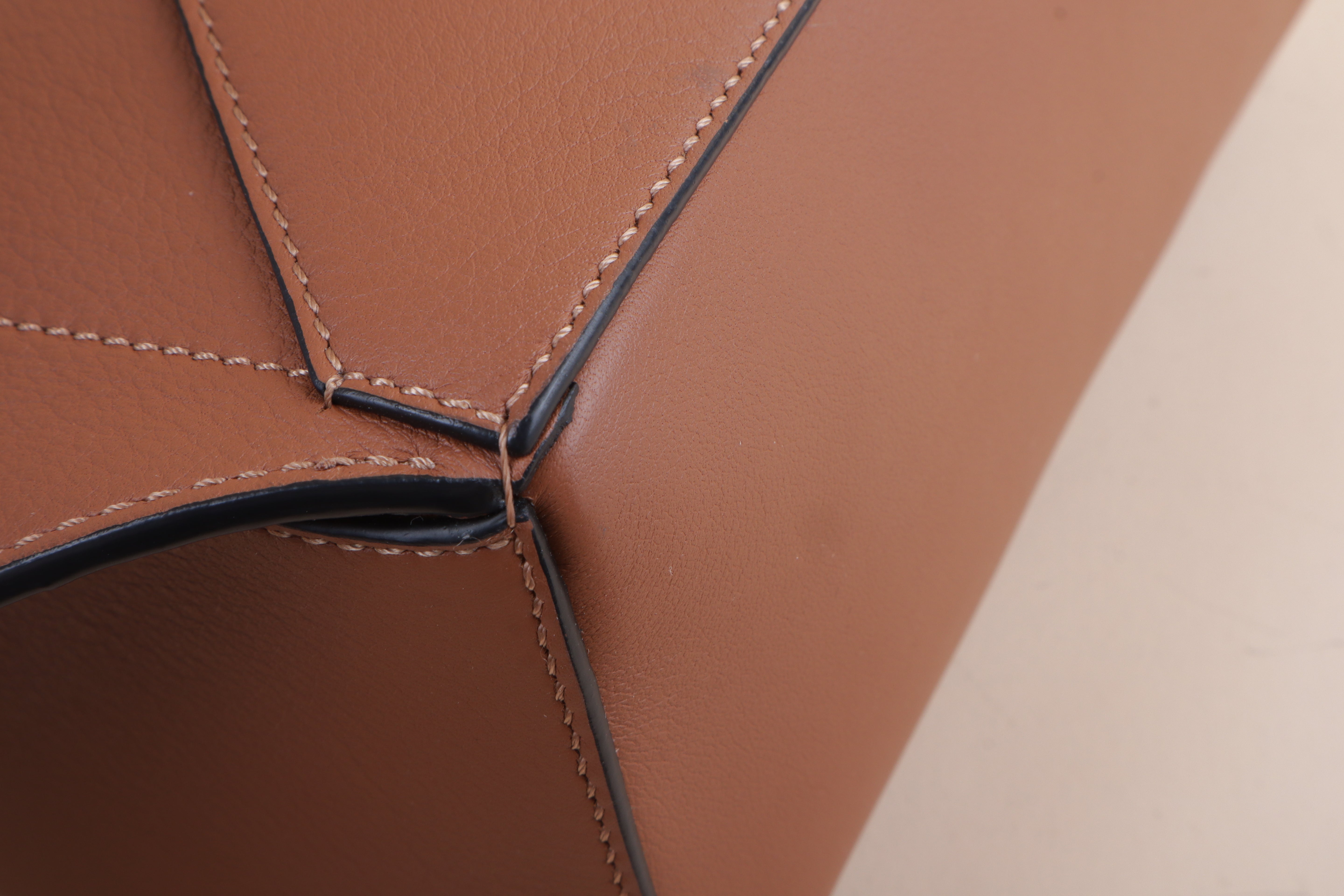 Loewe Tan Small Puzzle Bumbag