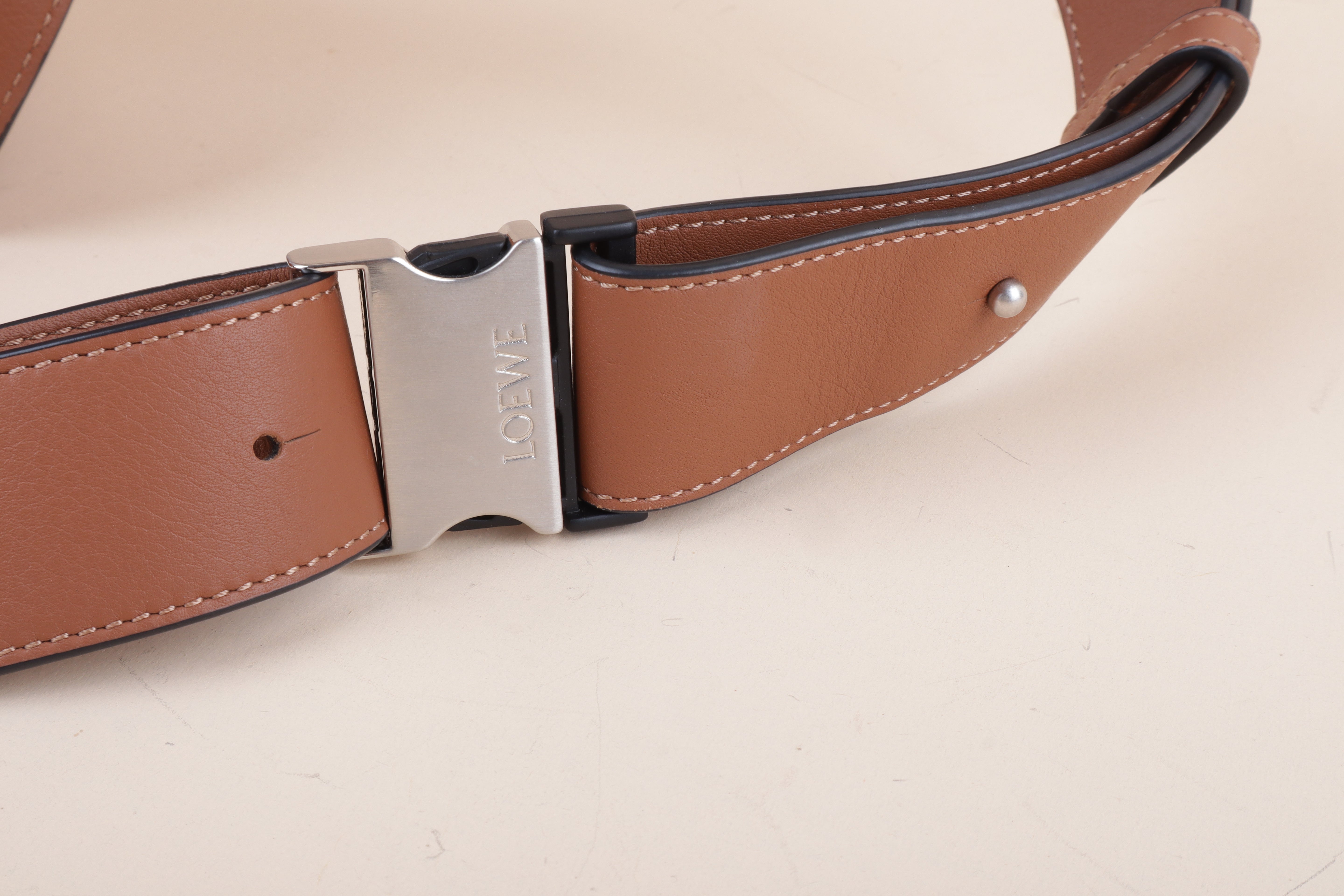 Loewe Tan Small Puzzle Bumbag