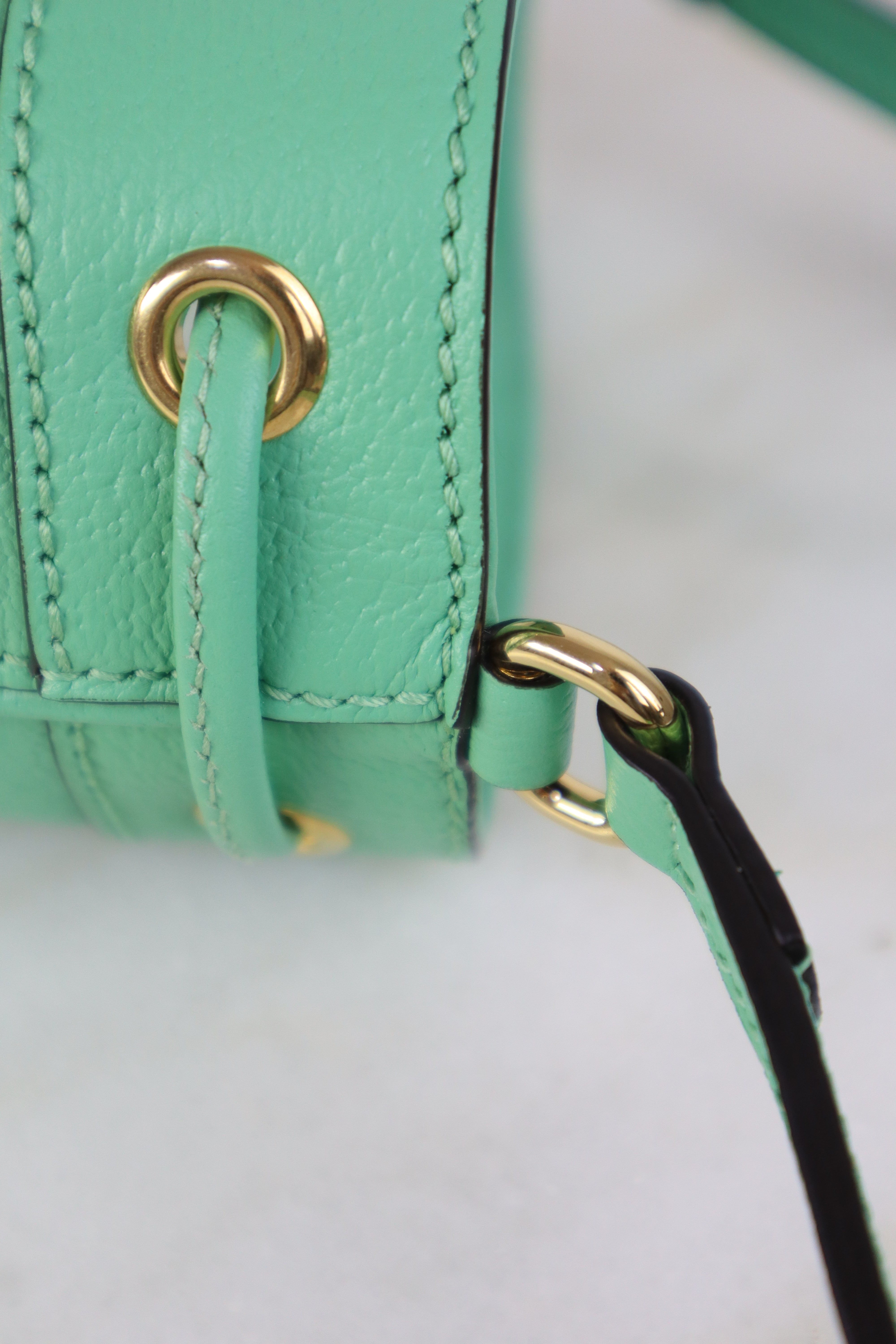 Gucci Mint Green Bucket Bag