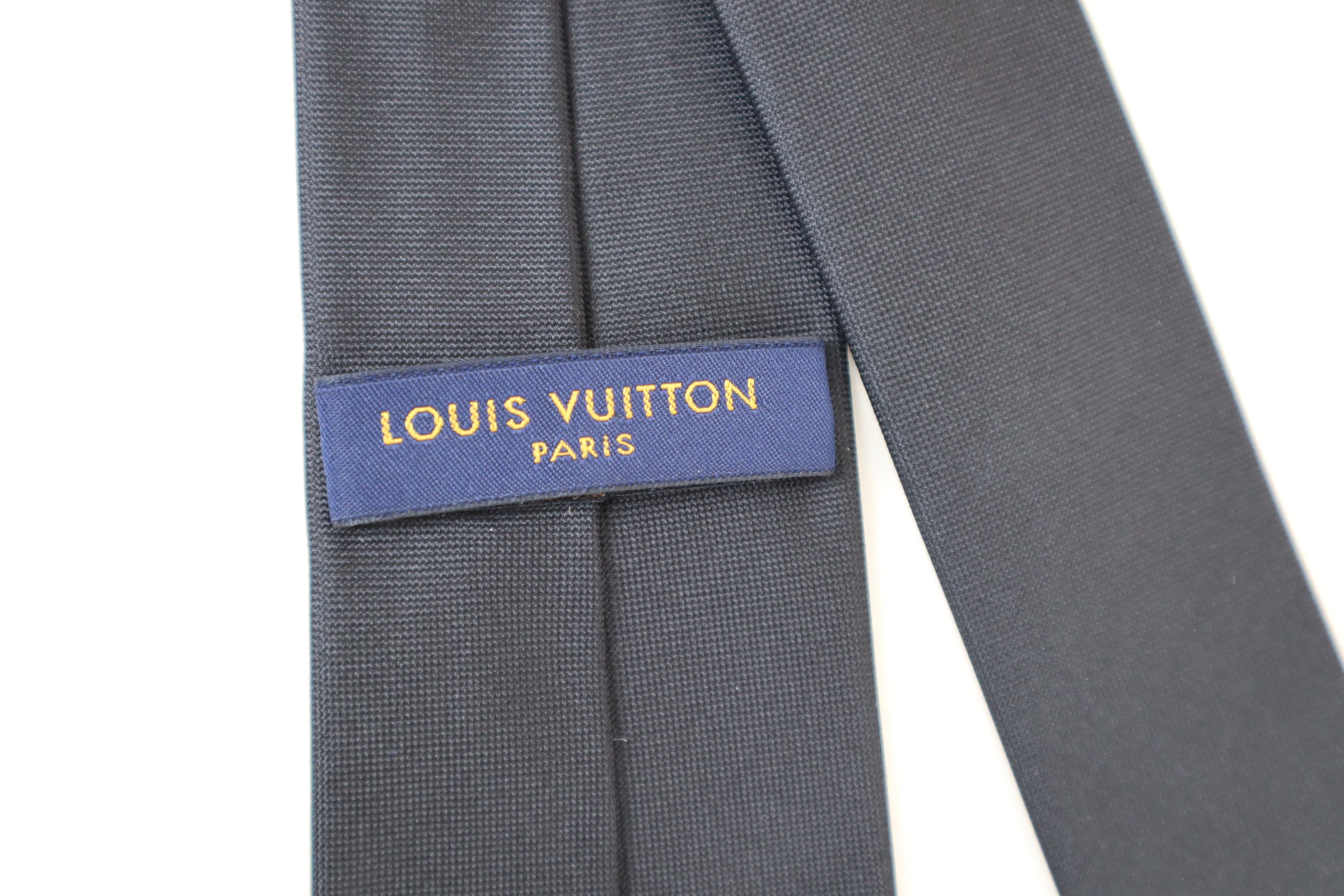Louis Vuitton Black Necktie