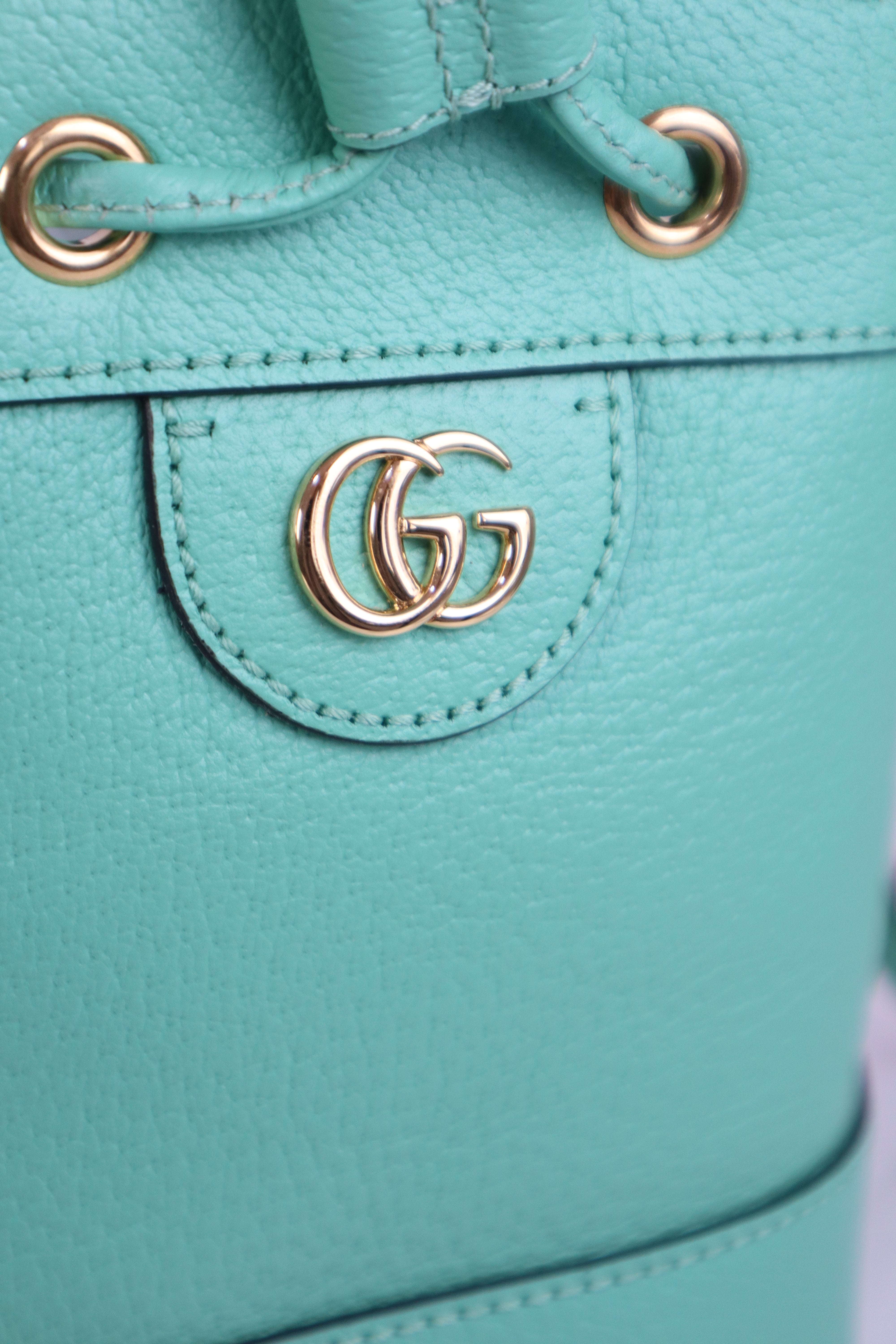 Gucci Mint Green Bucket Bag