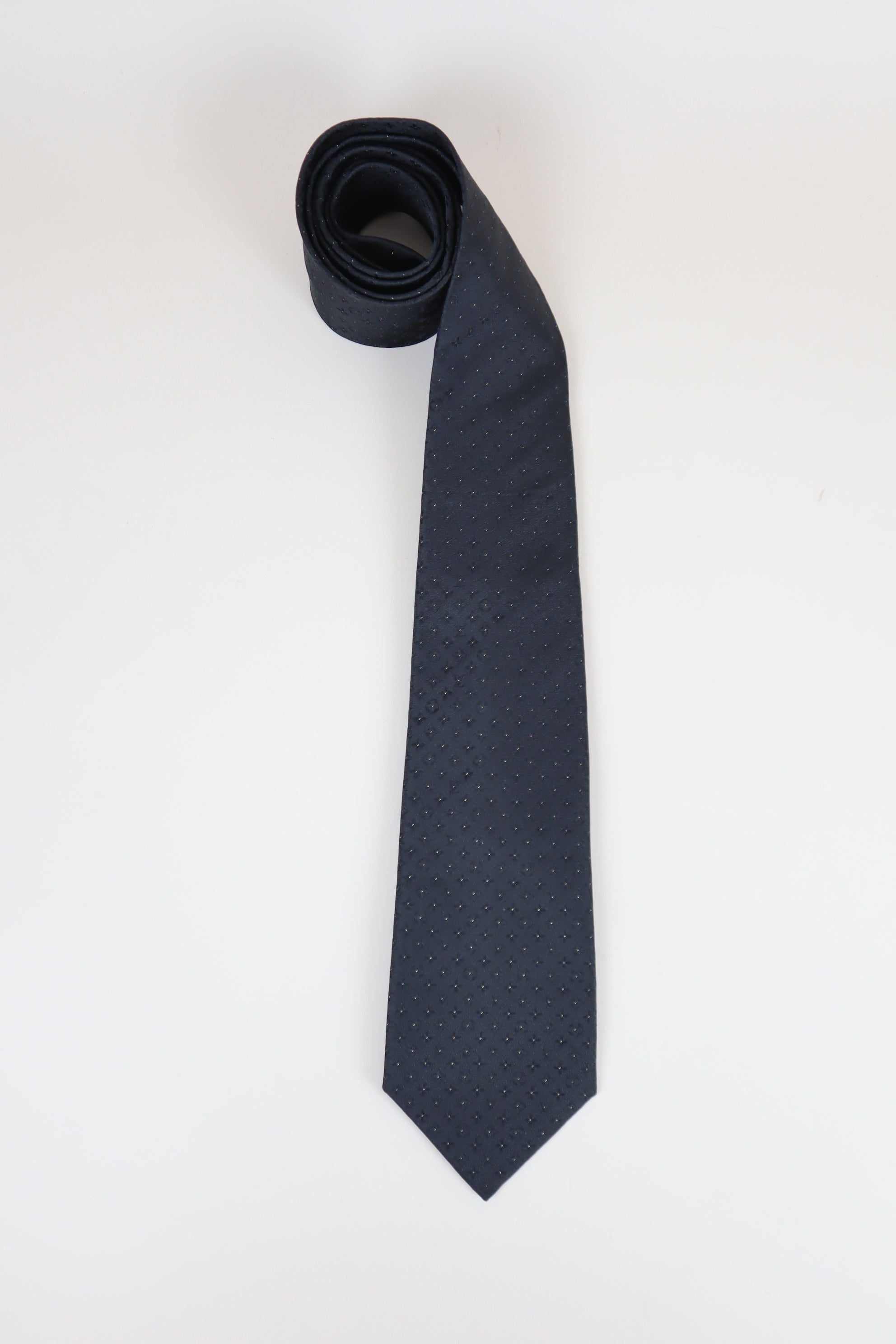 Louis Vuitton Black Monogram Necktie