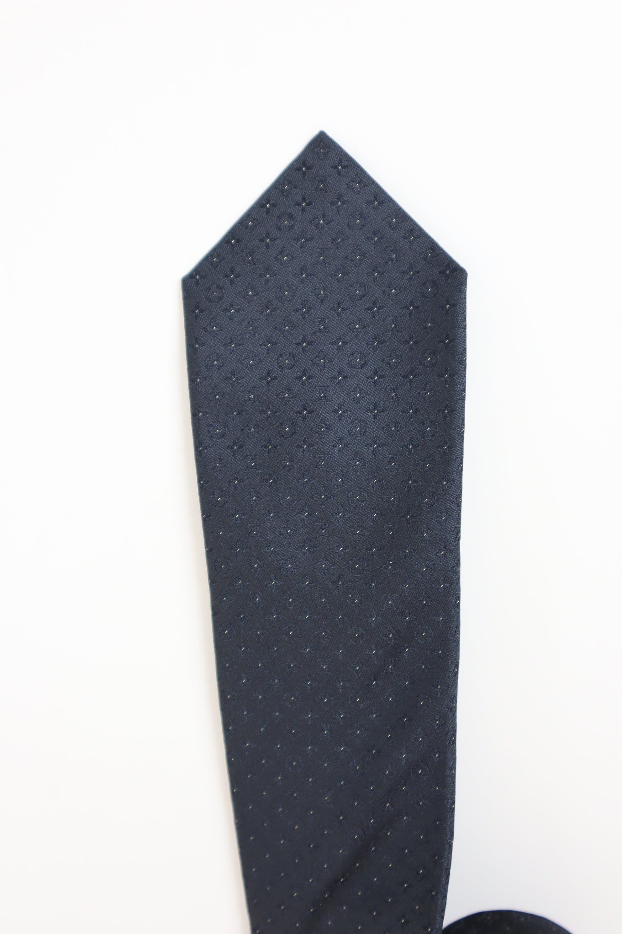 Louis Vuitton Black Monogram Necktie