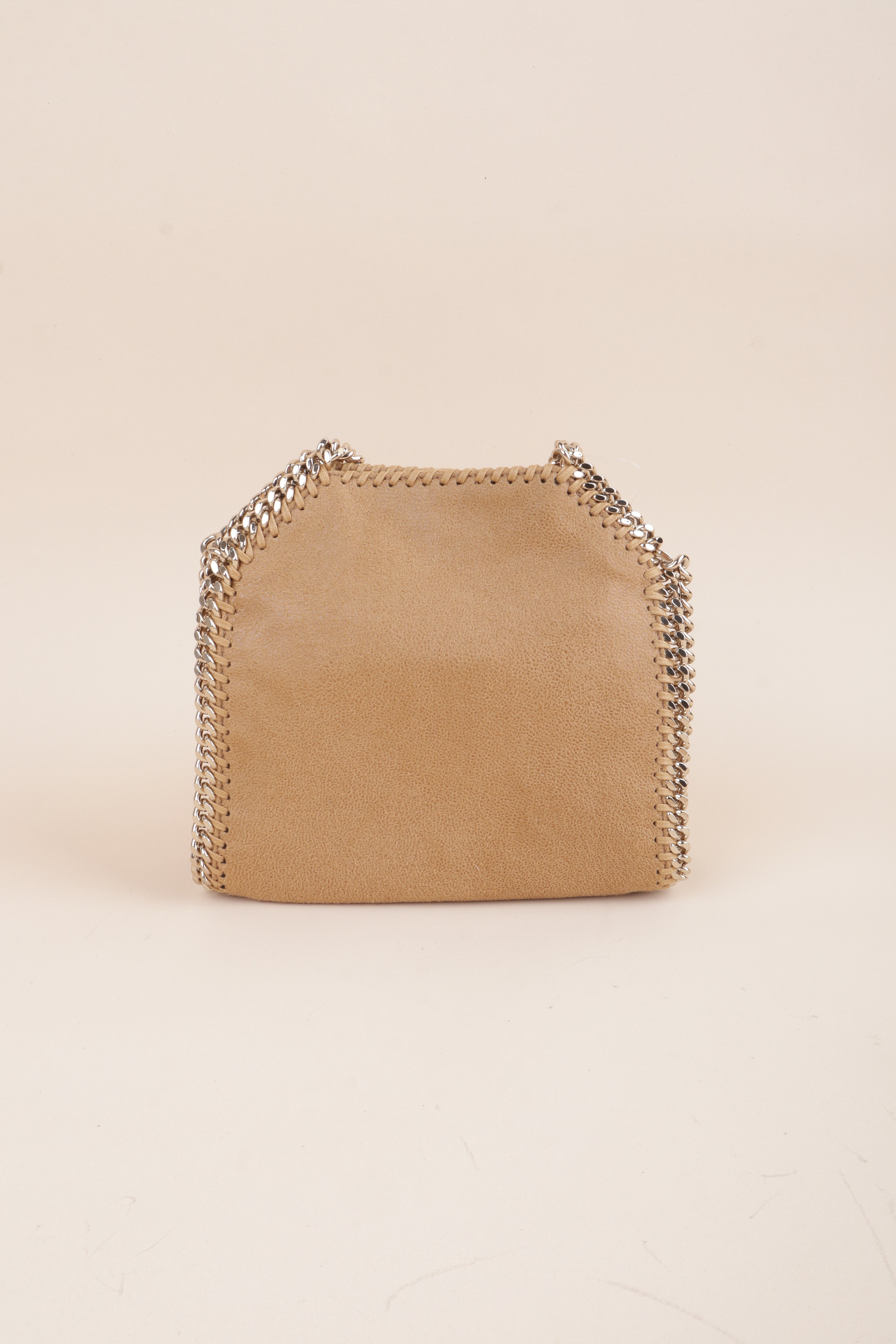 Stella Mccartney Camel Tiny Falabella Crossbody Tote Bag