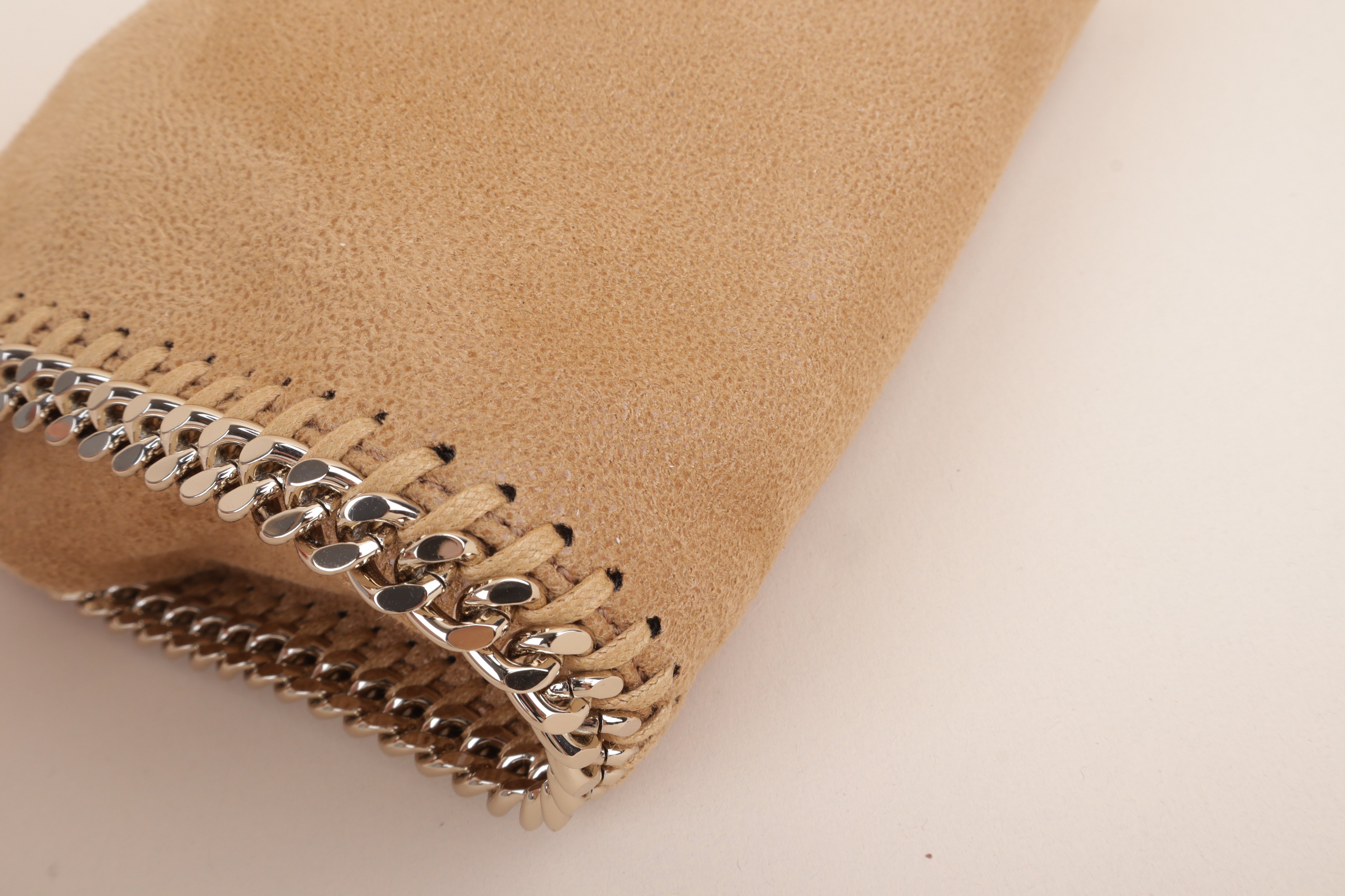 Stella Mccartney Camel Tiny Falabella Crossbody Tote Bag
