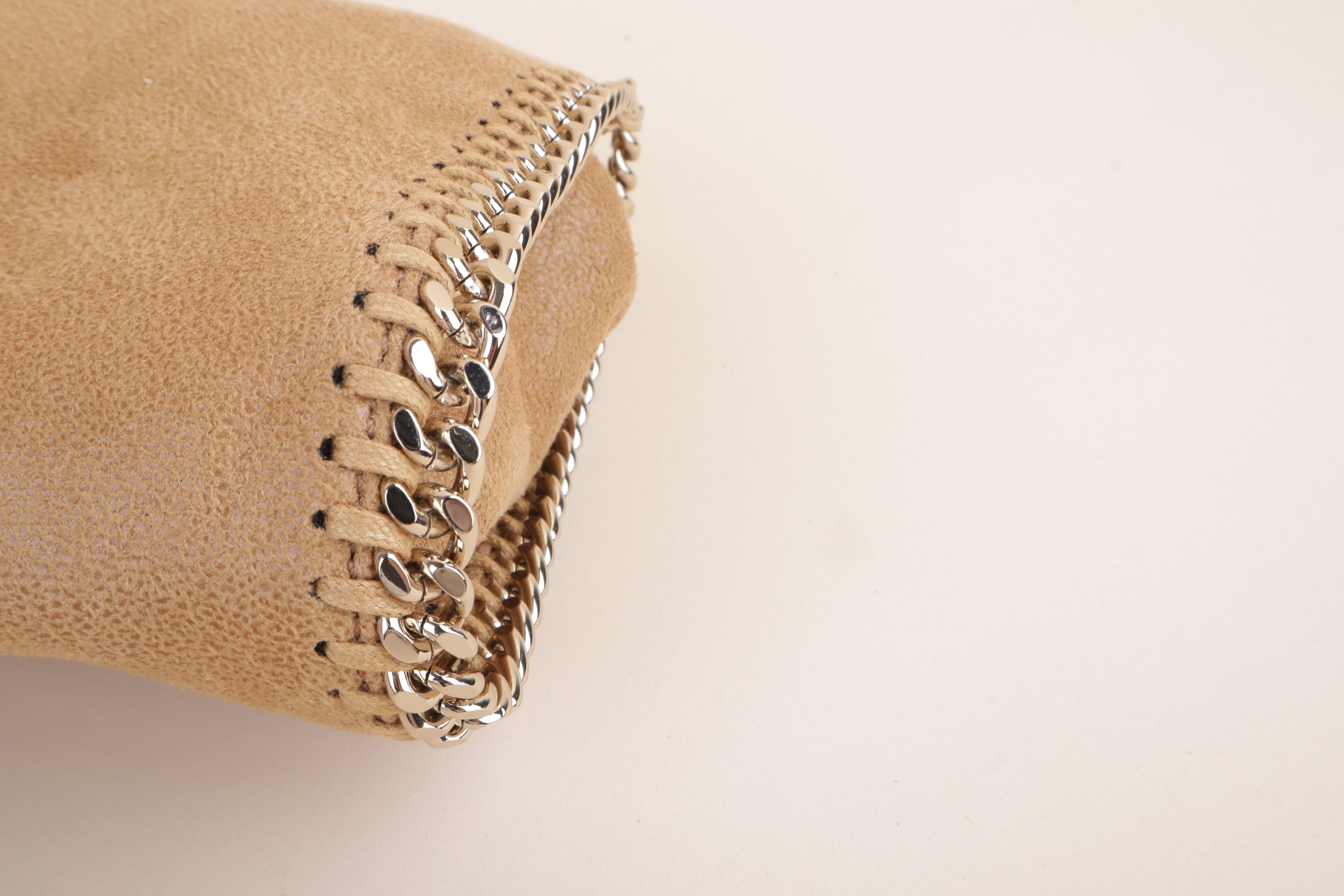 Stella Mccartney Camel Tiny Falabella Crossbody Tote Bag