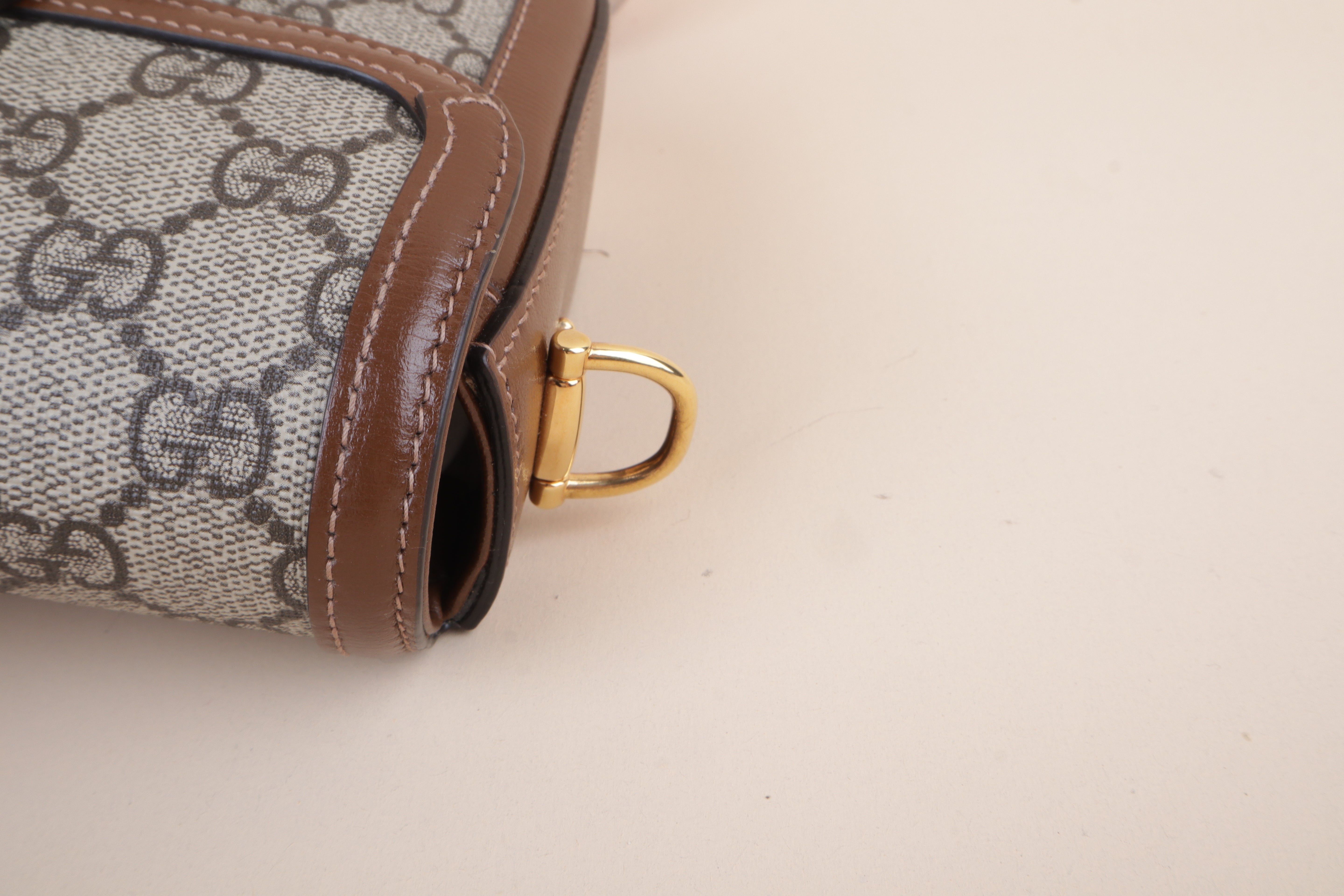 Gucci Bicolor Horsebit 1955 Small Crossbody Bag