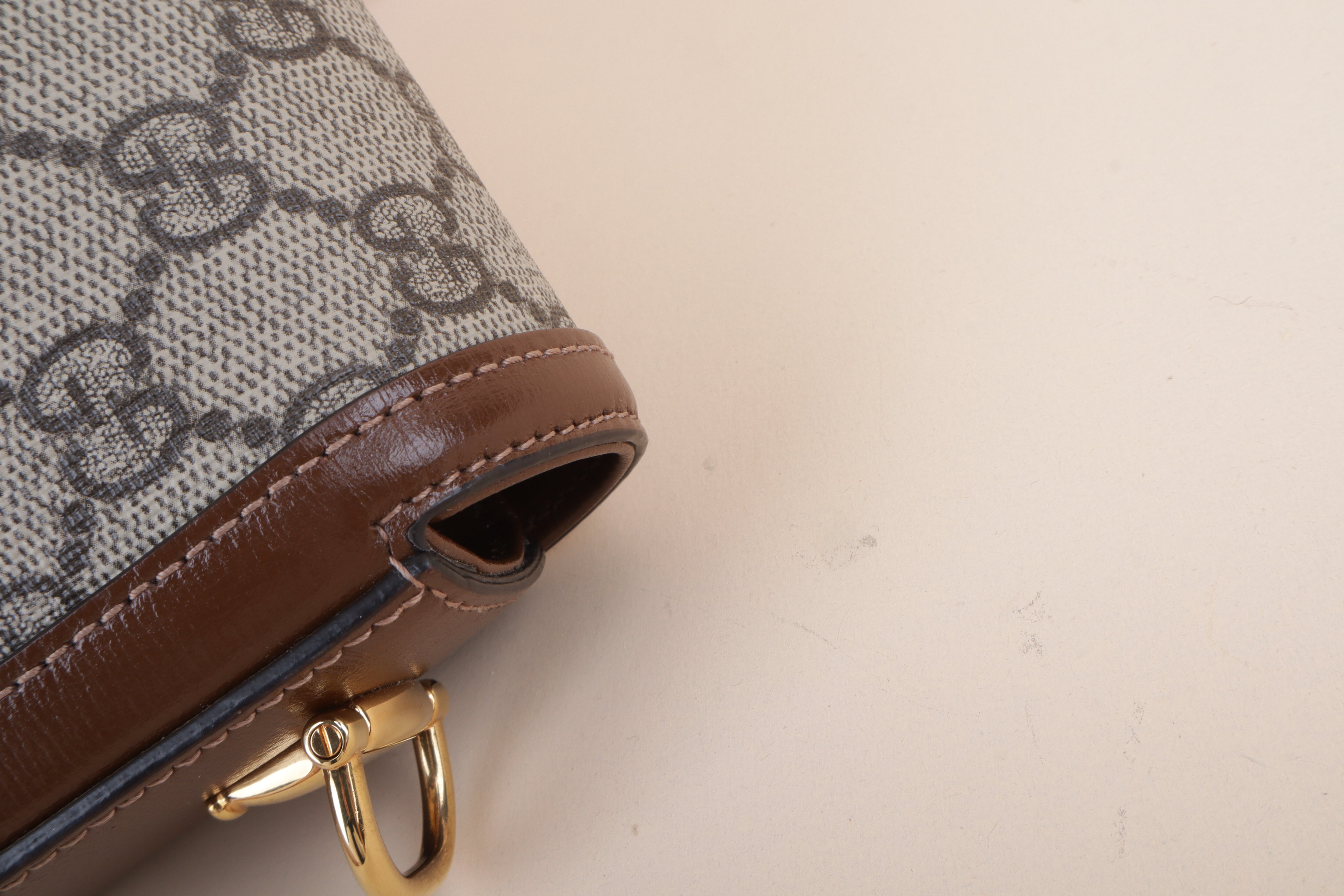 Gucci Bicolor Horsebit 1955 Small Crossbody Bag