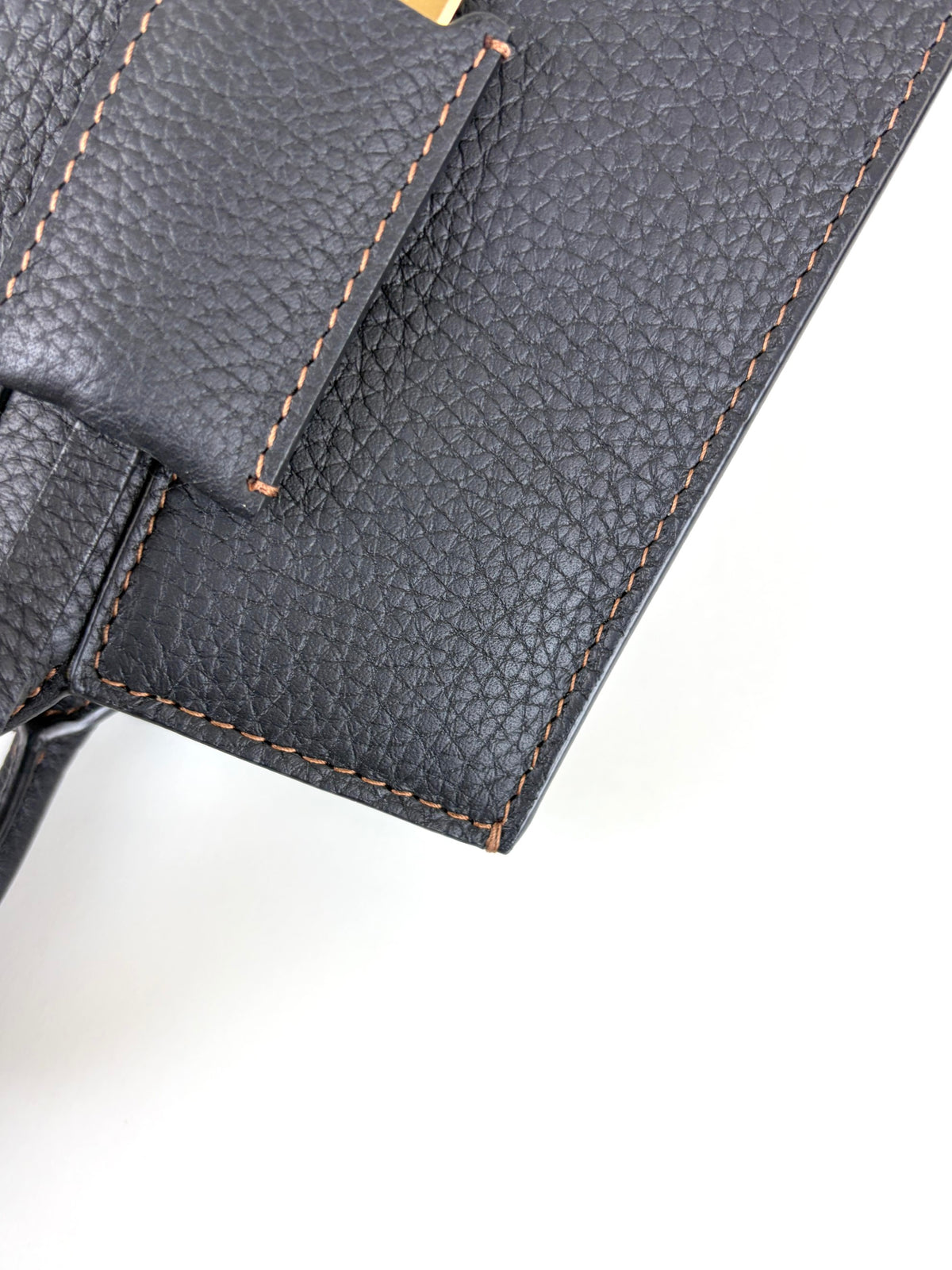 Burberry black leather Frances mini
