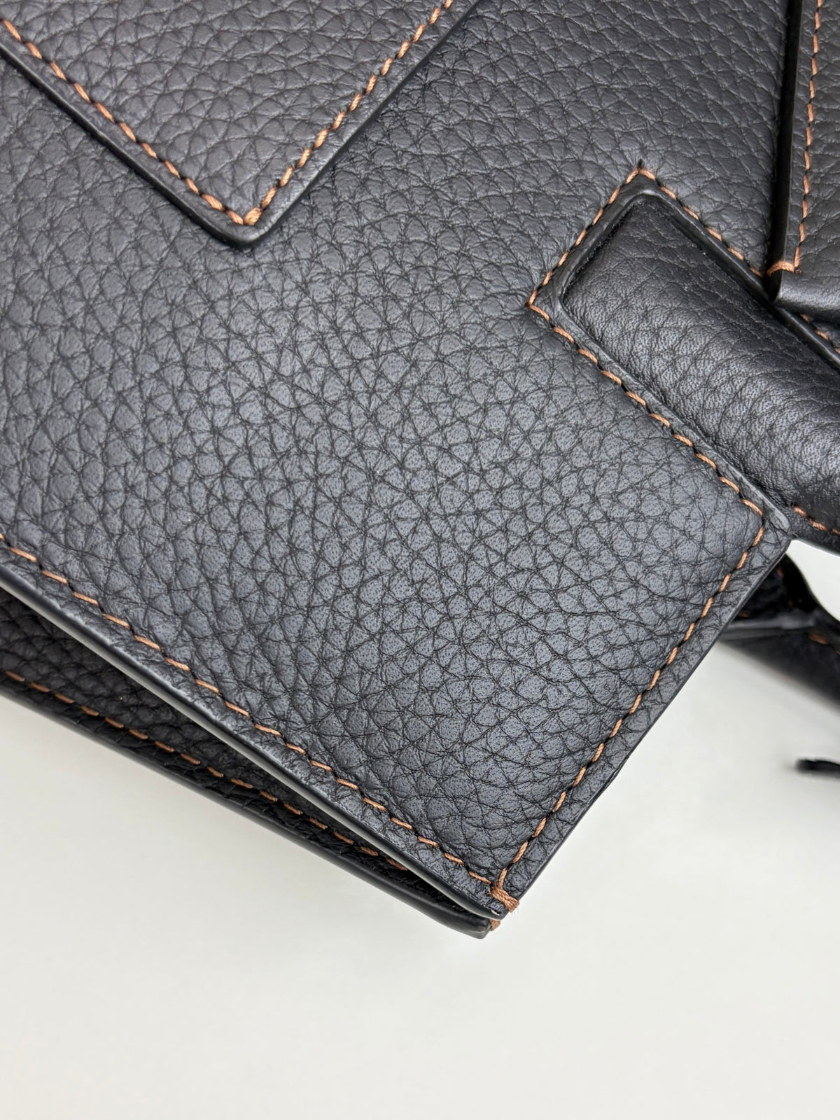 Burberry black leather Frances mini