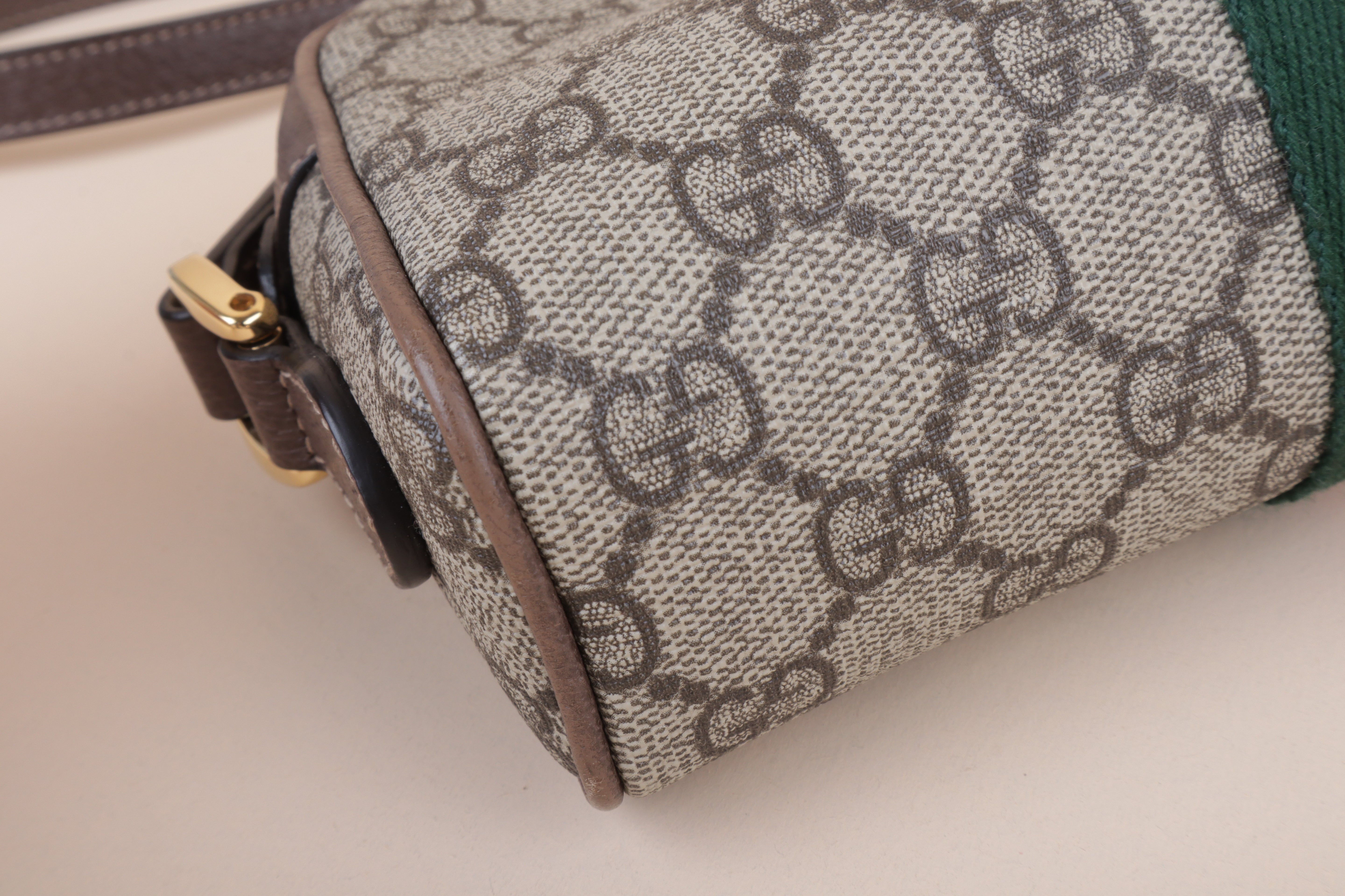 Gucci Bicolor GG Supreme Mini Ophidia Crossbody Bag
