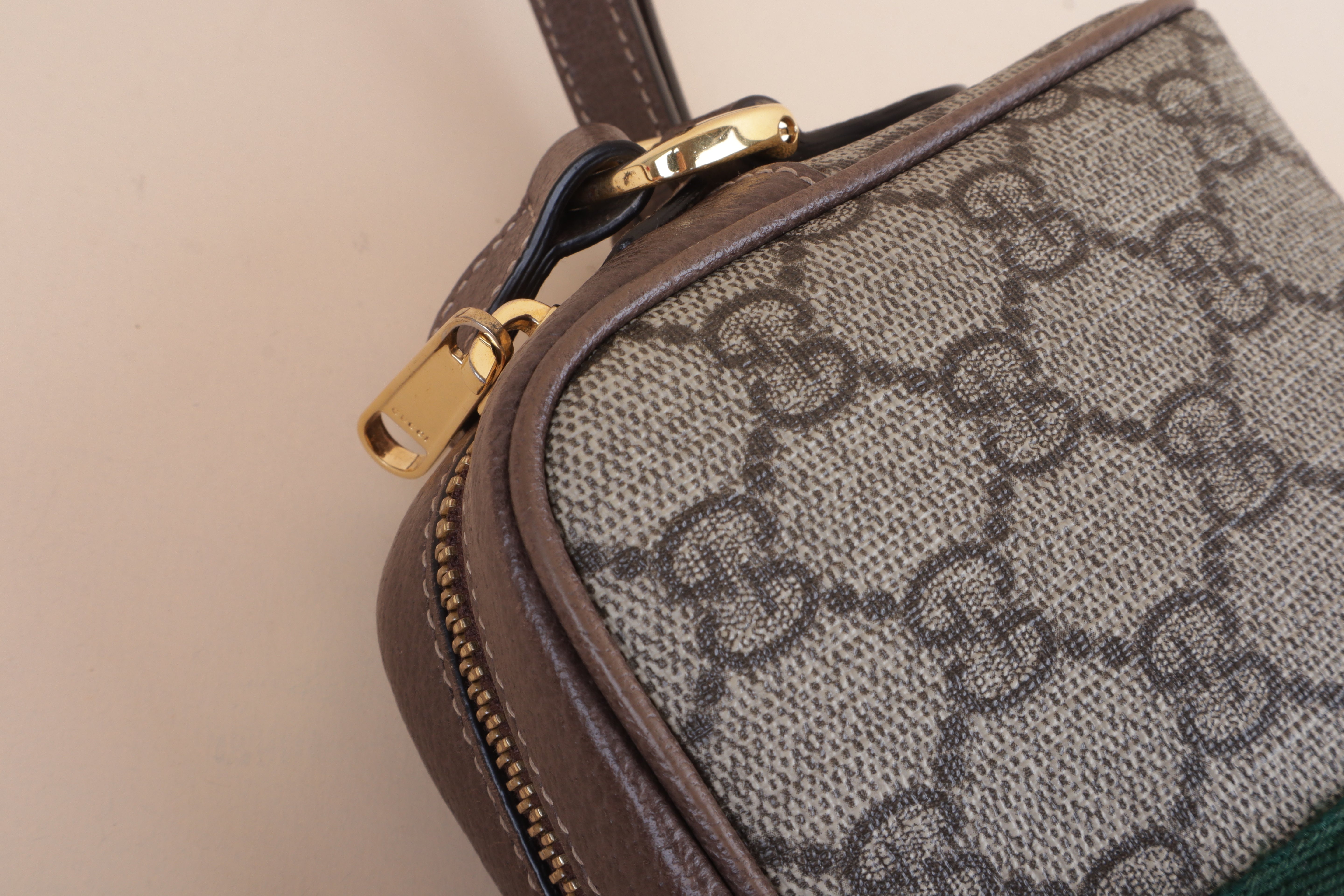 Gucci Bicolor GG Supreme Mini Ophidia Crossbody Bag