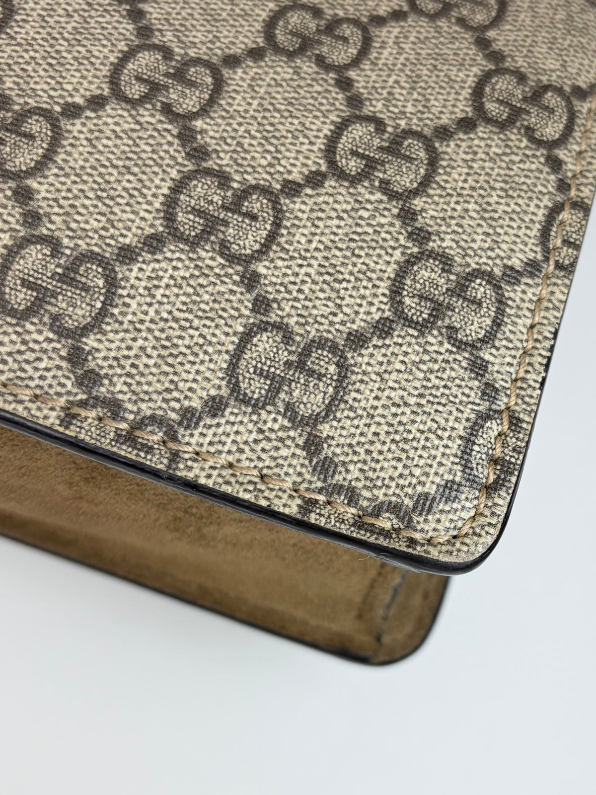 Gucci beige GG supreme Dionysus mini shoulder bag