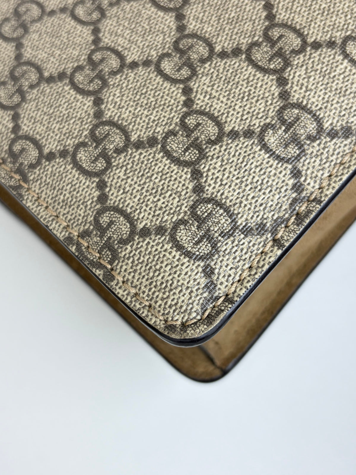 Gucci beige GG supreme Dionysus mini shoulder bag
